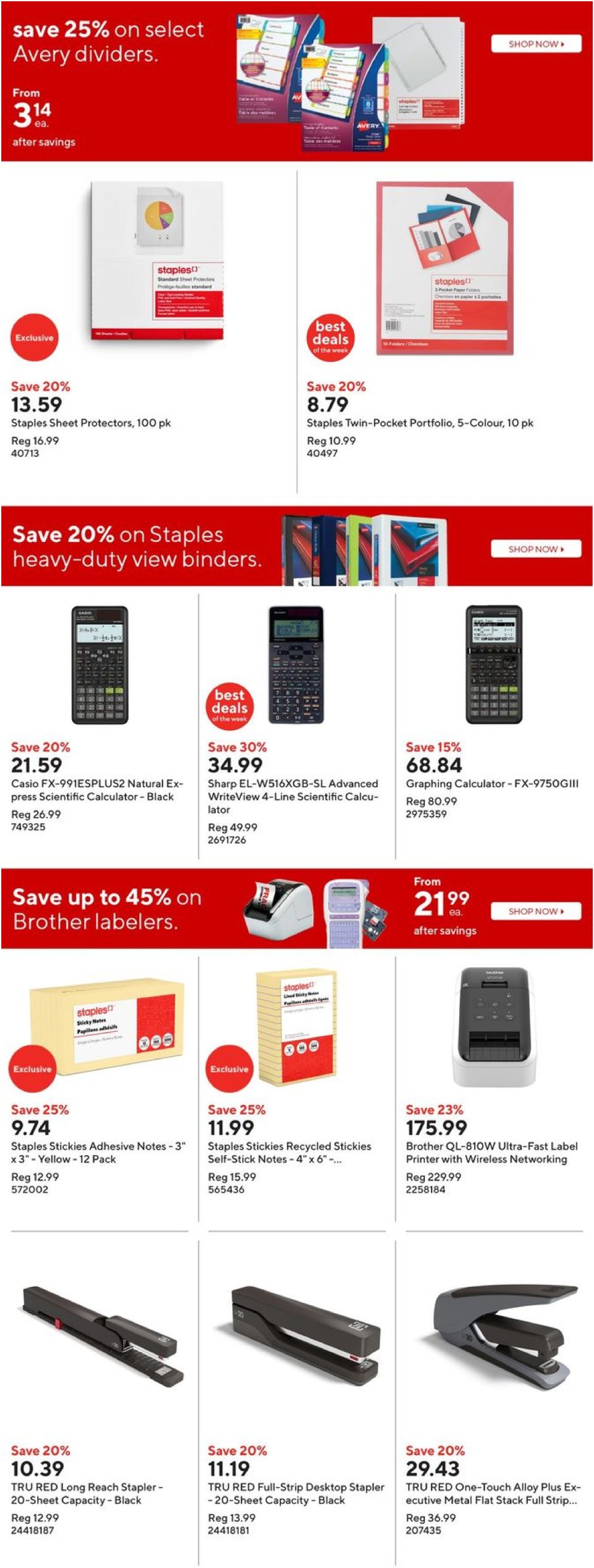 staples - Staples flyer valid from 01-15 - 01-21 - page: 21