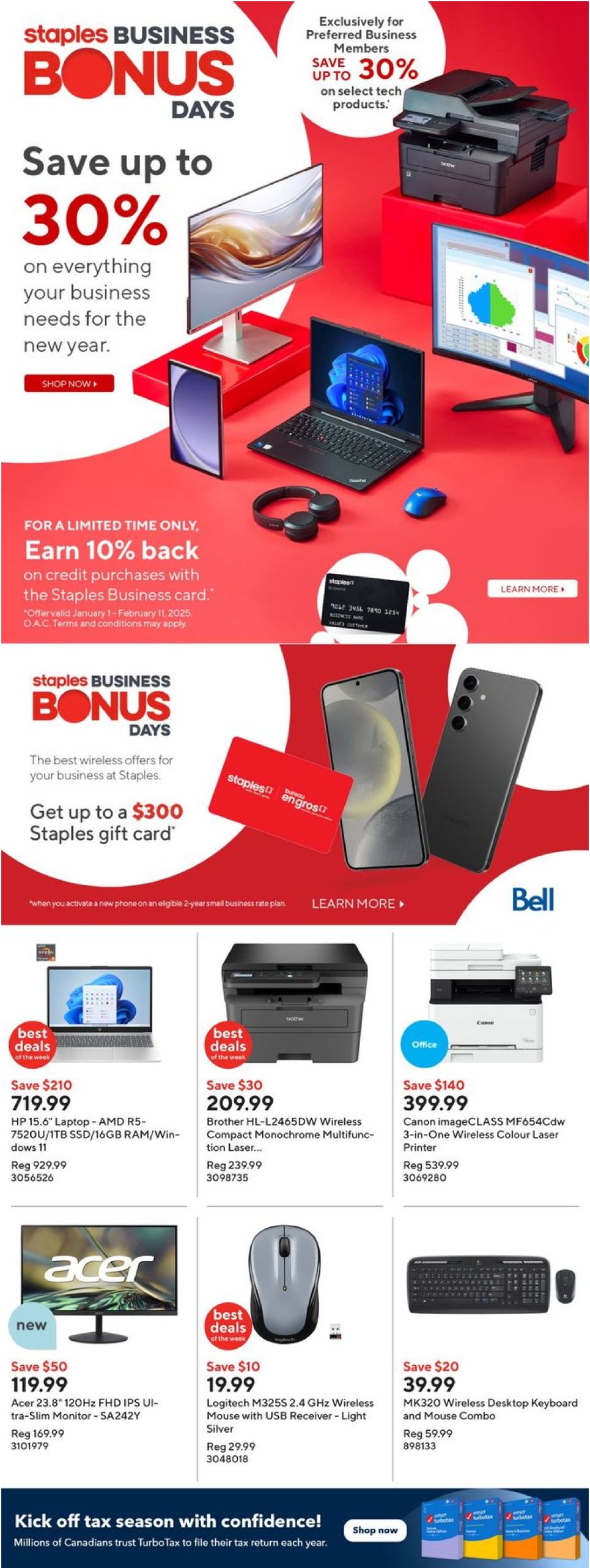 staples - Staples flyer valid from 01-15 - 01-21 - page: 1