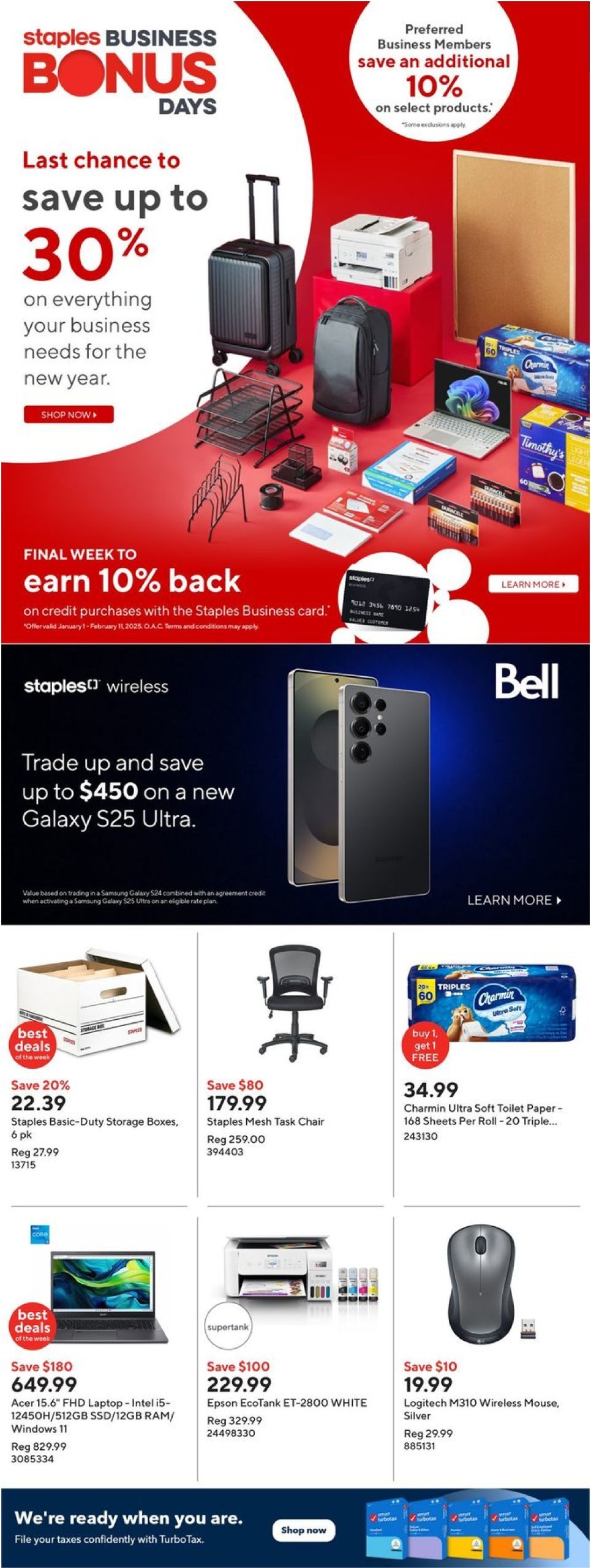 staples - Staples flyer valid from 02-05 - 02-11