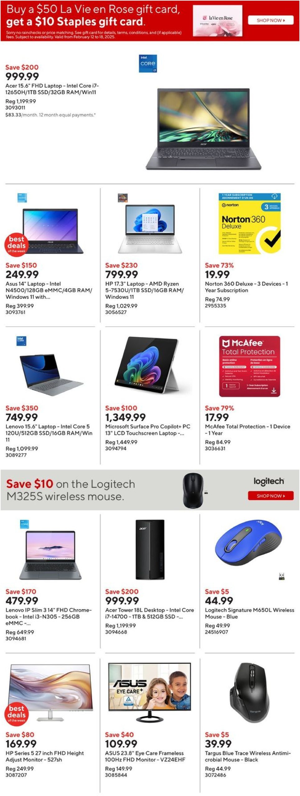 staples - Staples flyer valid from 02-12 - 02-18 - page: 3