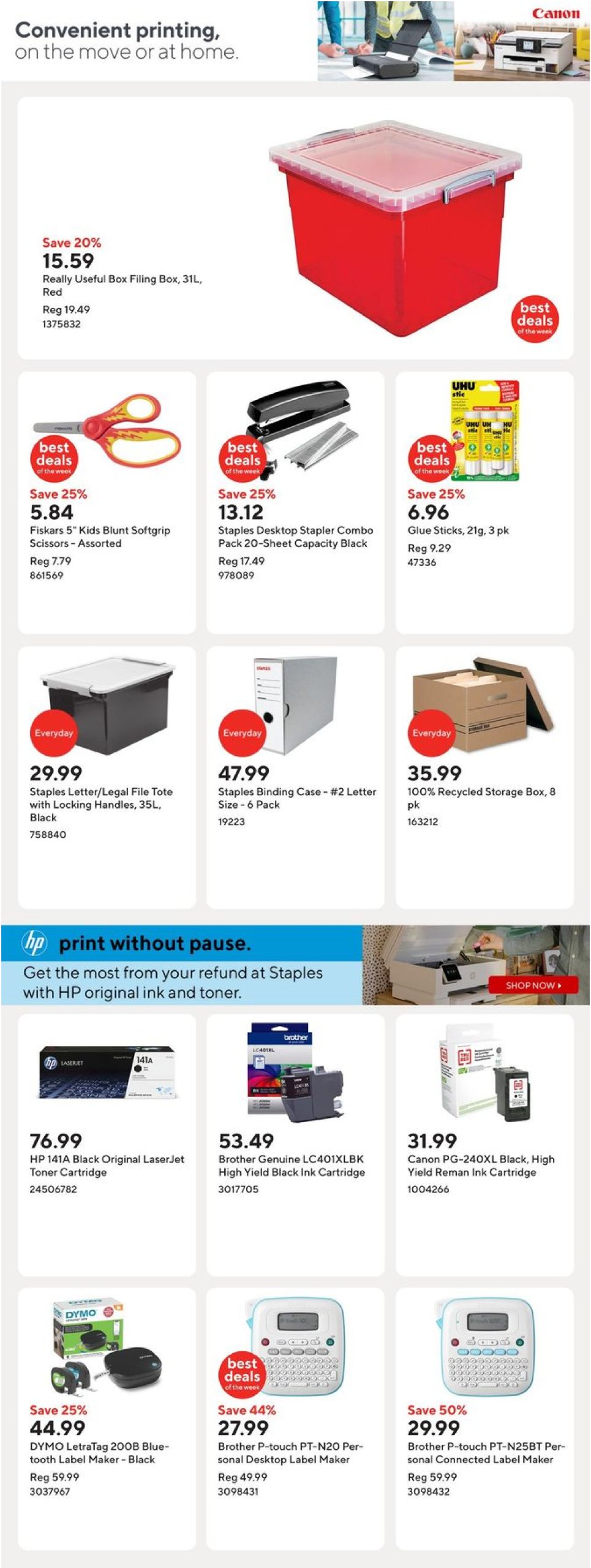 staples - Staples flyer valid from 03-19 - 03-25 - page: 13