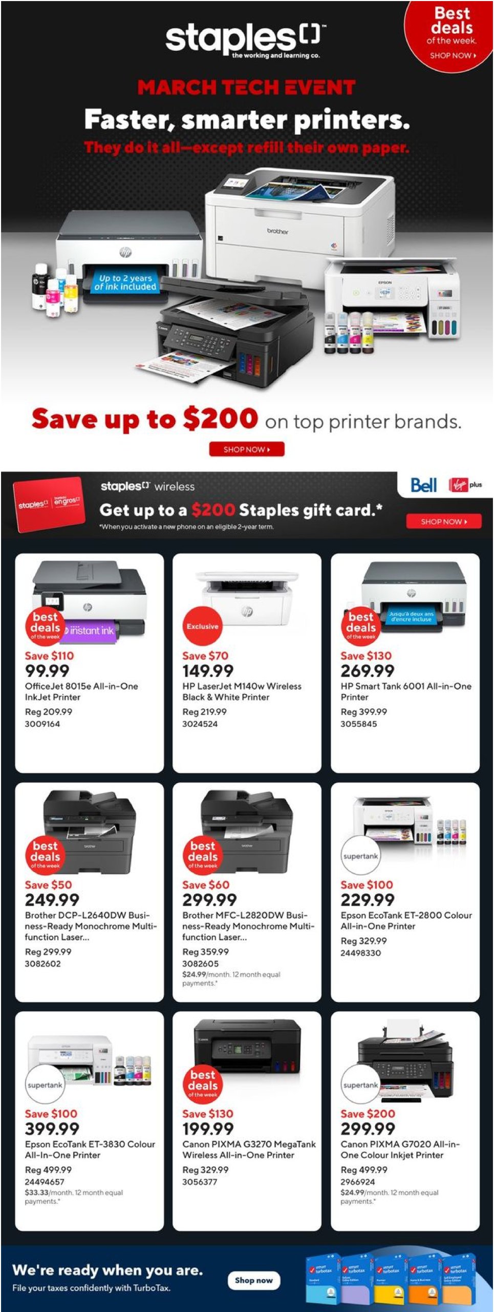 staples - Staples flyer valid from 03-19 - 03-25 - page: 1