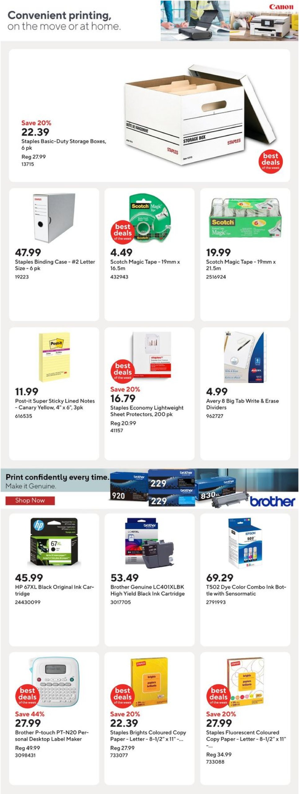 staples - Staples flyer valid from 04-23 - 04-29 - page: 13