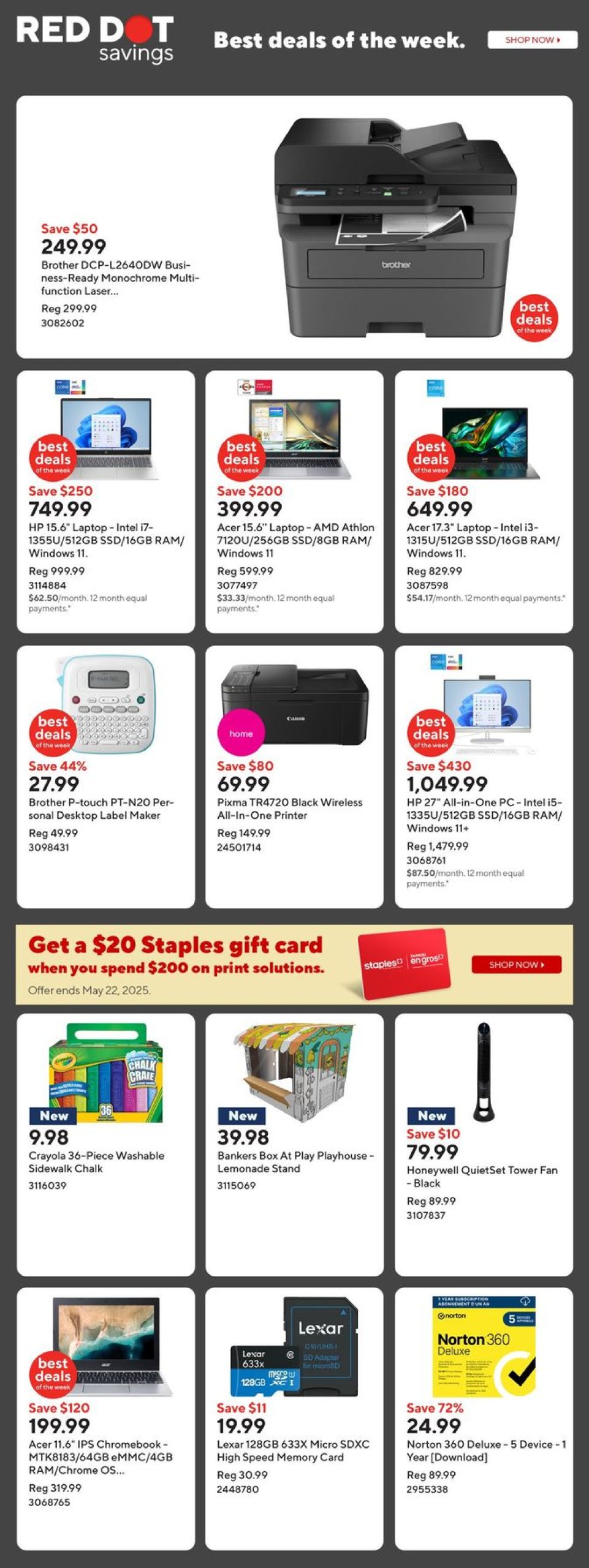 staples - Staples flyer valid from 05-16 - 05-22 - page: 2