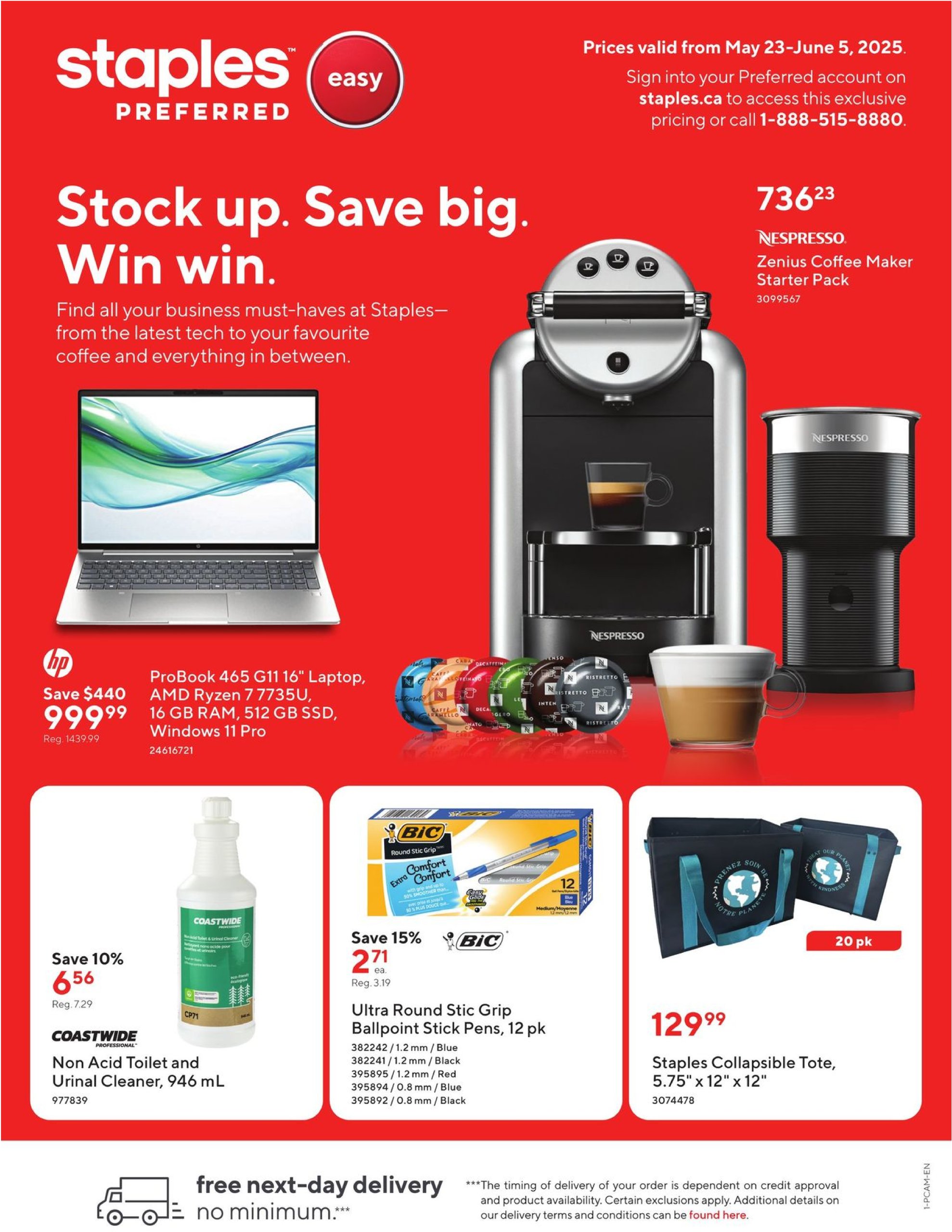 staples - Staples flyer valid from 05-23 - 06-05 - page: 1