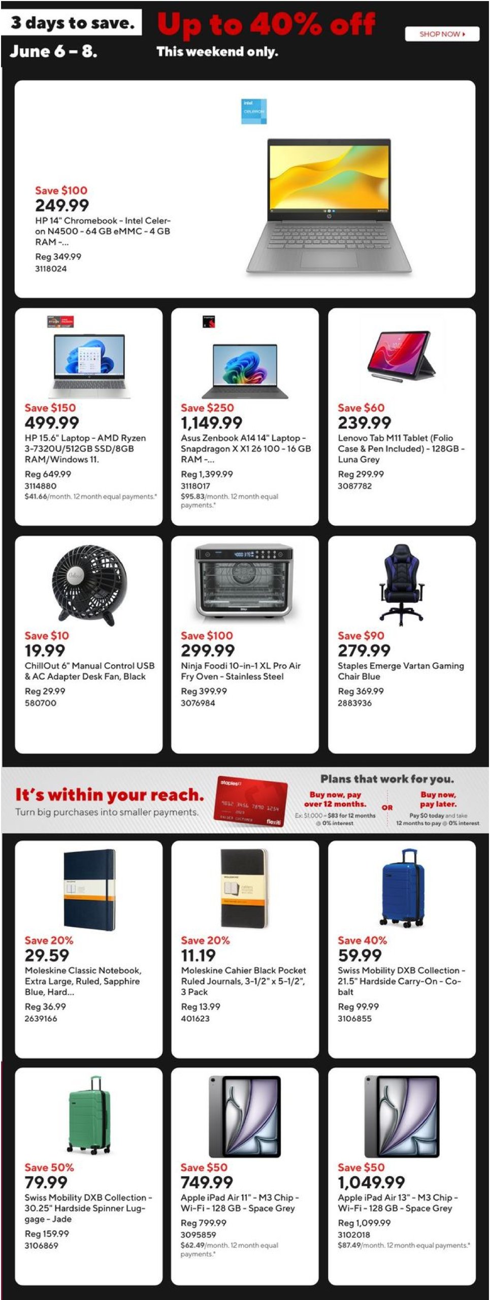 staples - Staples flyer valid from 06-06 - 06-12 - page: 3