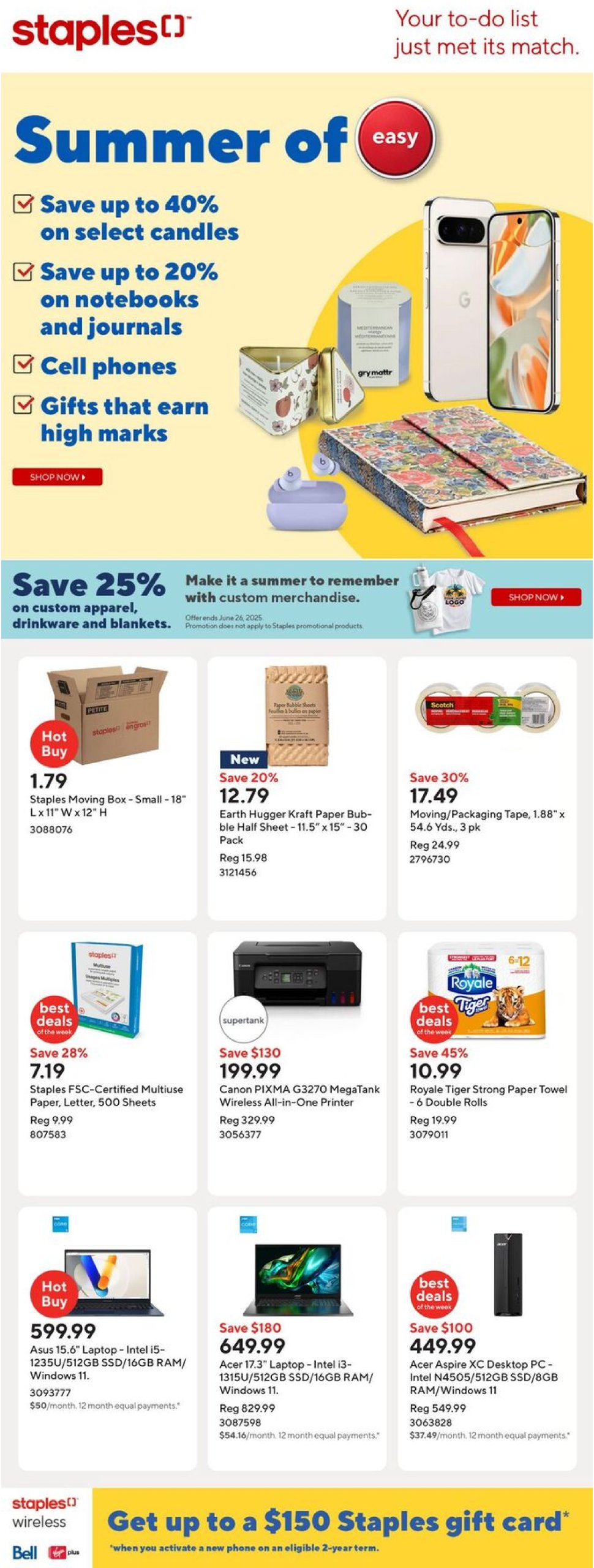 staples - Staples flyer valid from 06-13 - 06-19 - page: 1
