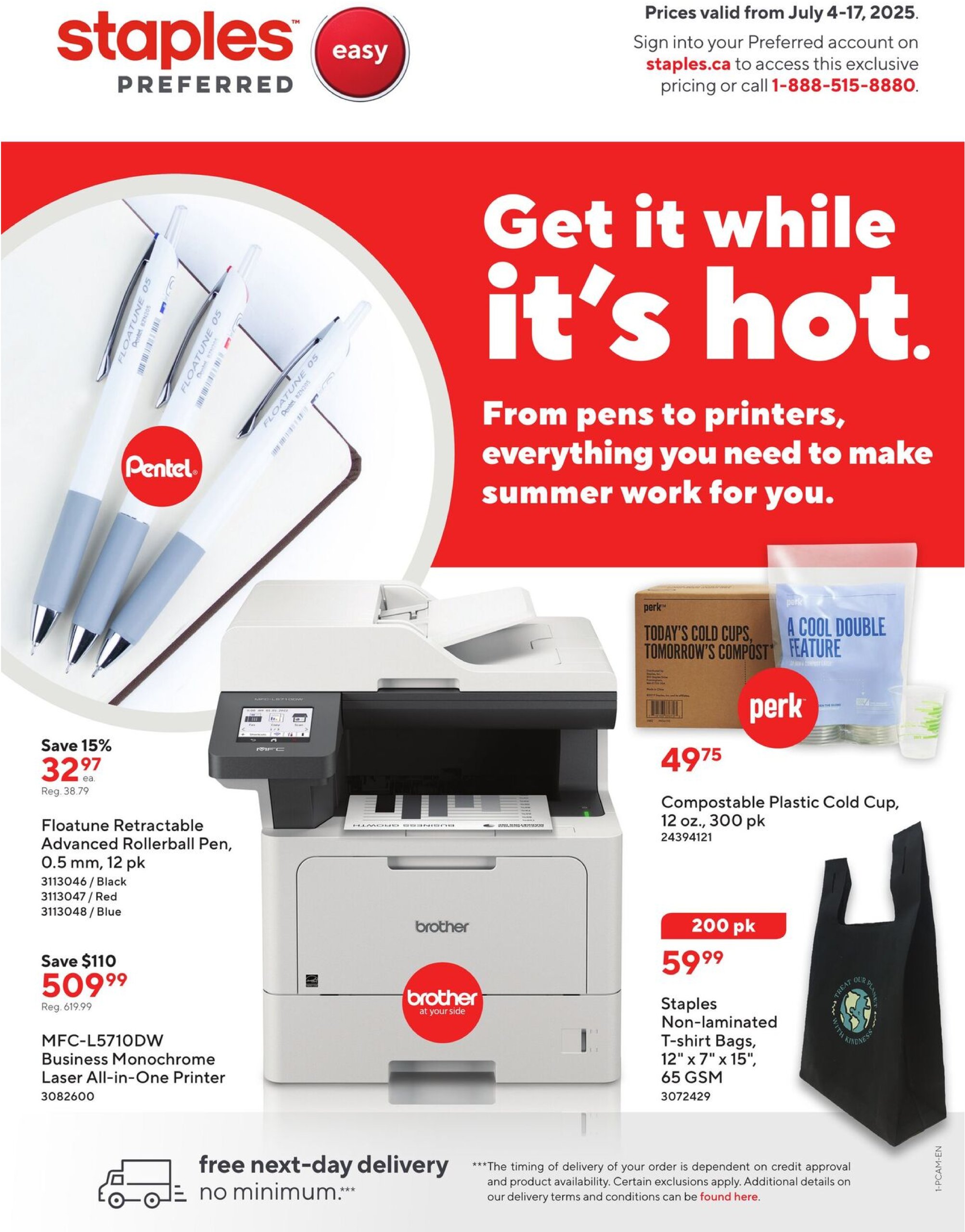 staples - Staples - Business flyer valid from 07-04 - 07-17