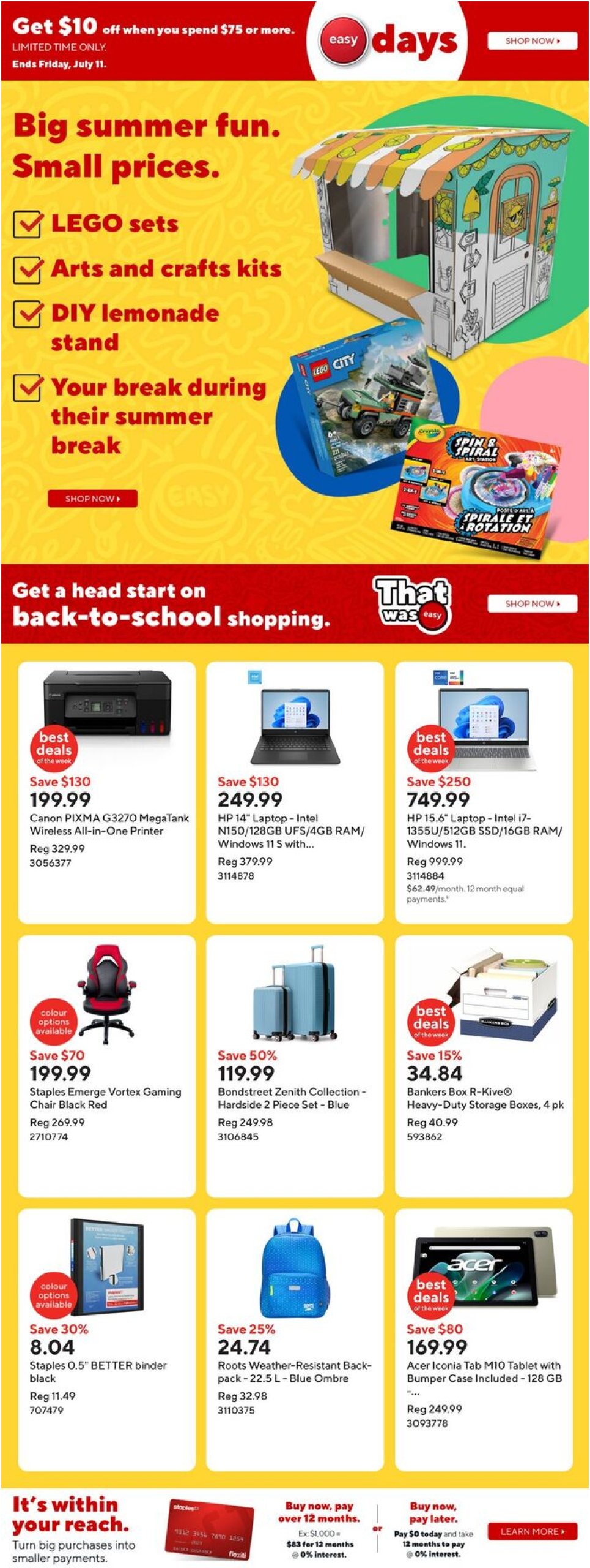 staples - Staples flyer valid from 07-11 - 07-17