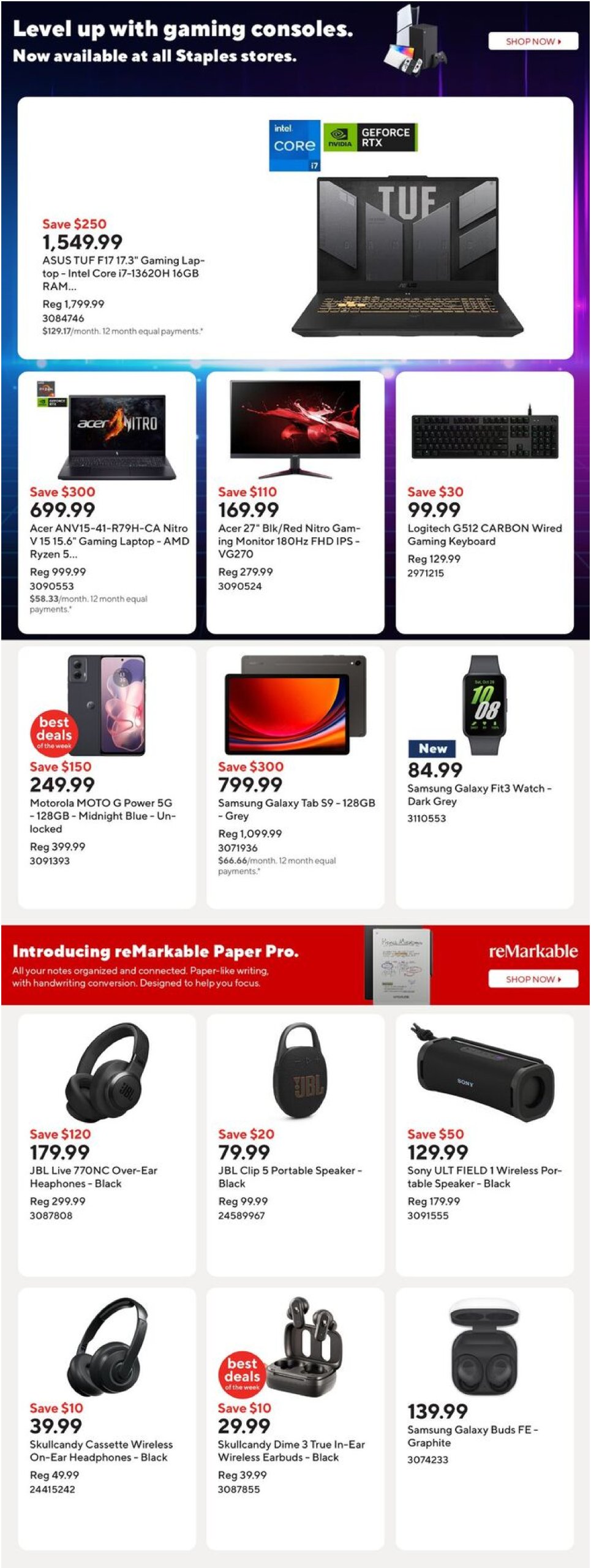 staples - Staples flyer valid from 07-11 - 07-17 - page: 6