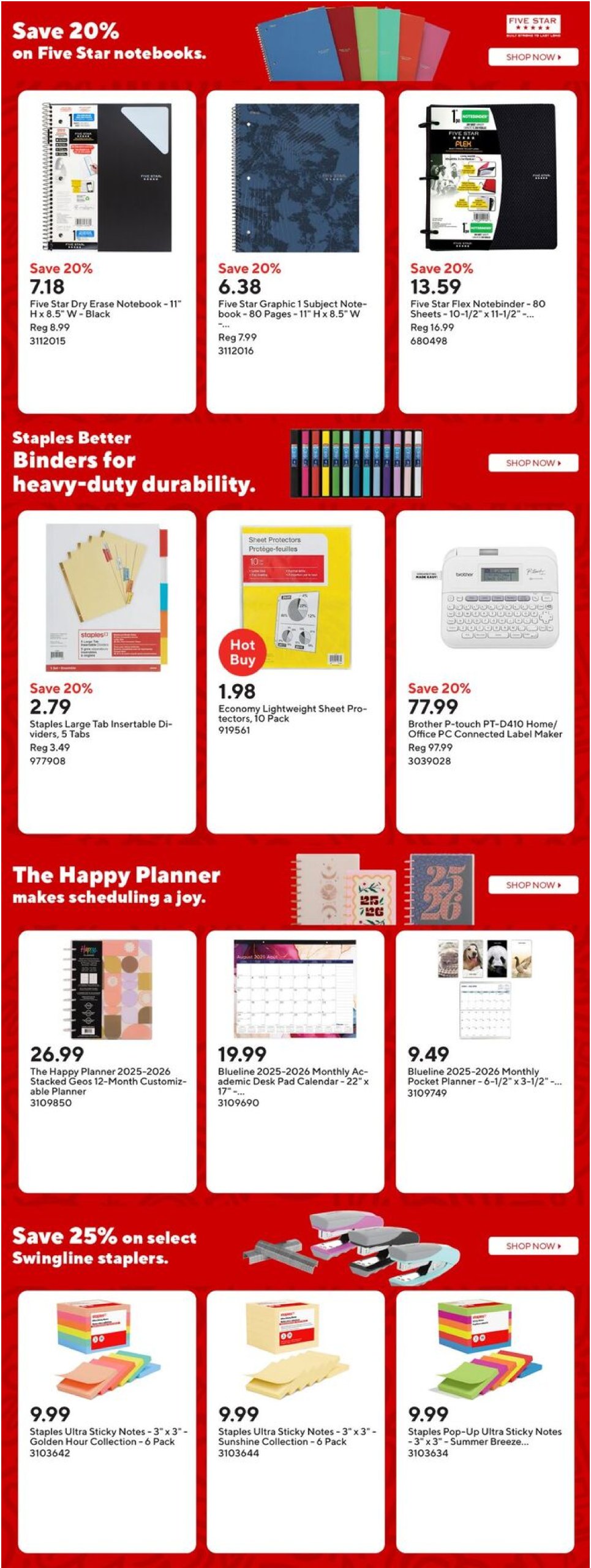 staples - Staples flyer valid from 07-18 - 07-24 - page: 13