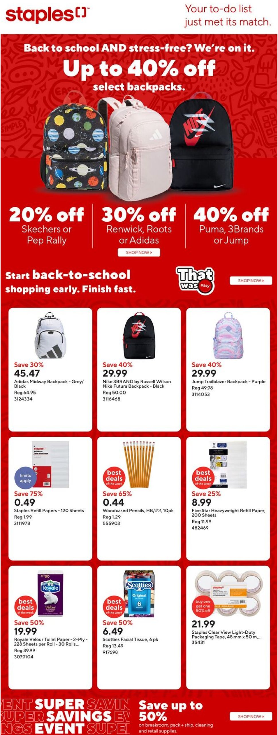 staples - Staples flyer valid from 07-18 - 07-24 - page: 1