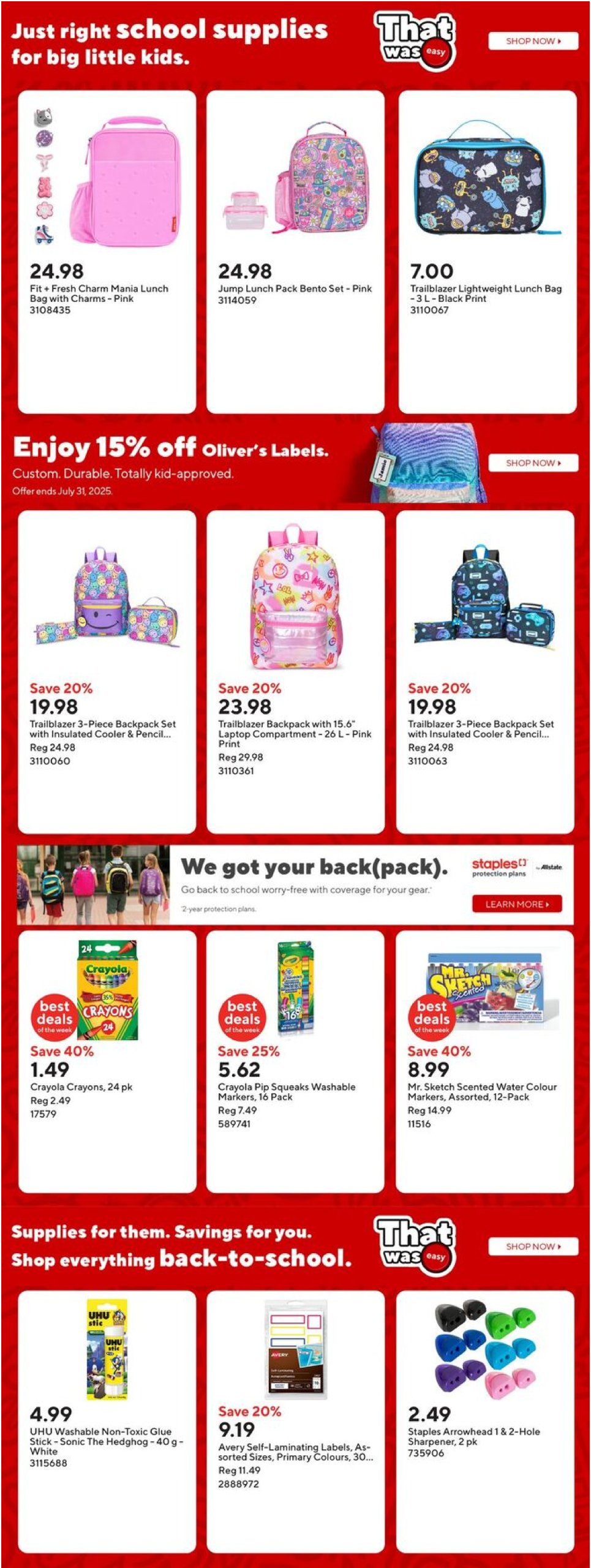 staples - Staples flyer valid from 07-18 - 07-24 - page: 3