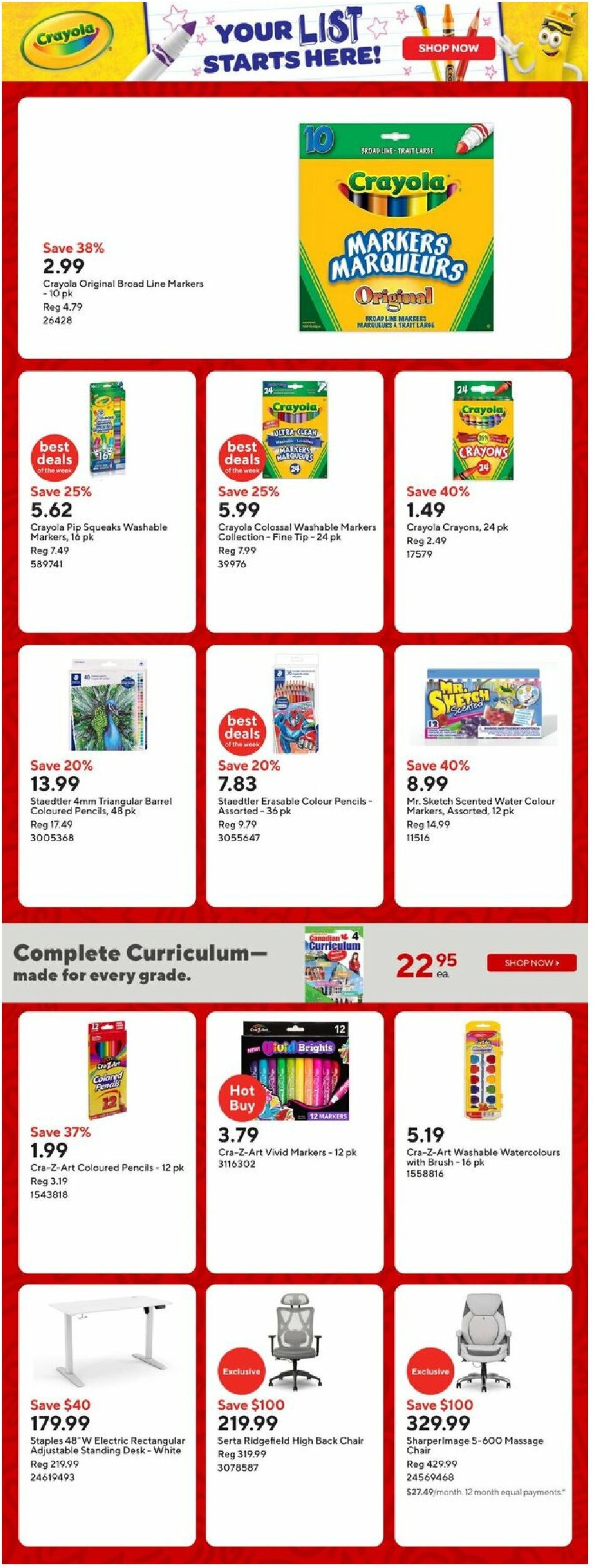 staples - Staples flyer valid from 08-01 - 08-07 - page: 14