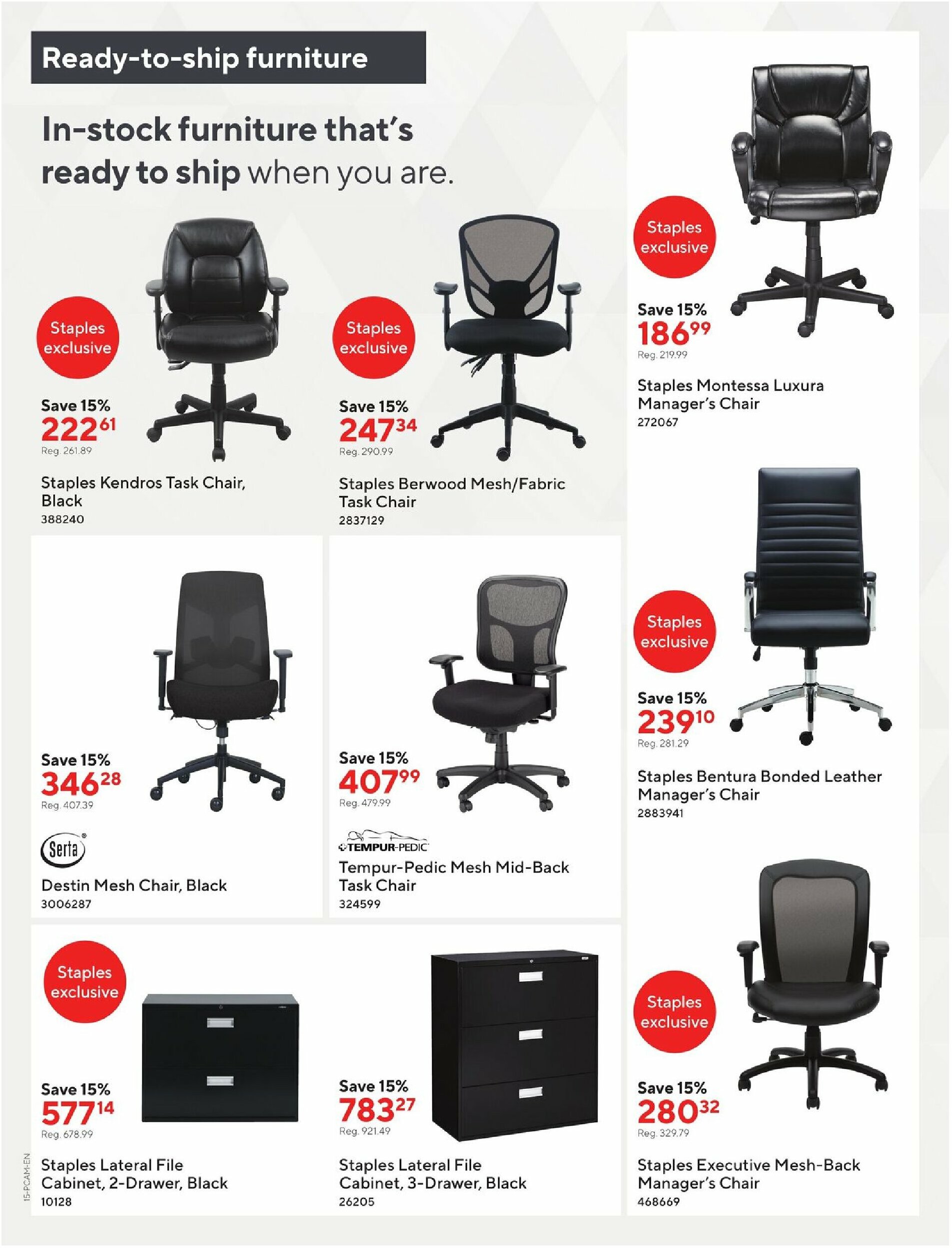 staples - Staples - Business Flyer flyer valid from 08-08 - 08-21 - page: 15