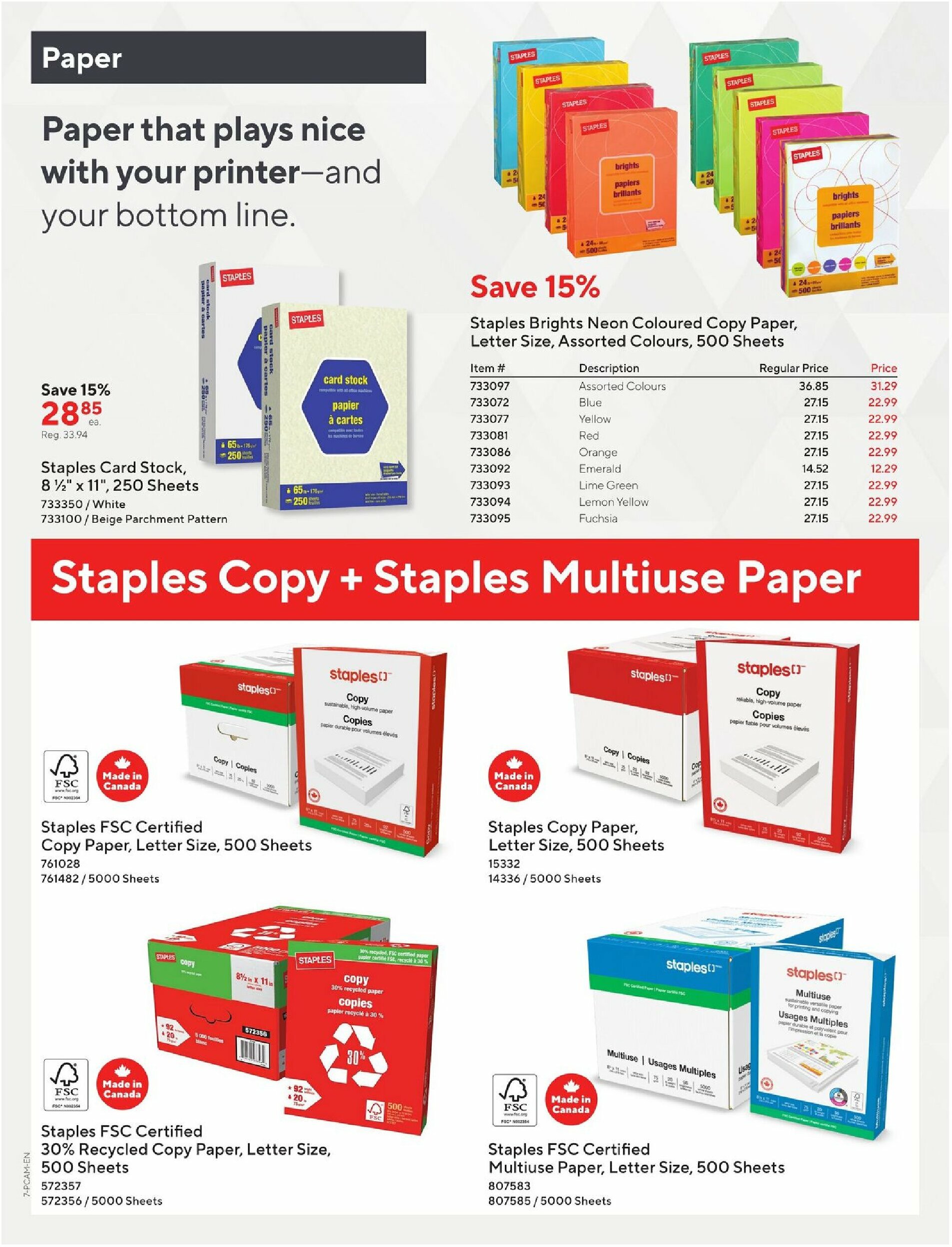 staples - Staples - Business Flyer flyer valid from 08-08 - 08-21 - page: 7