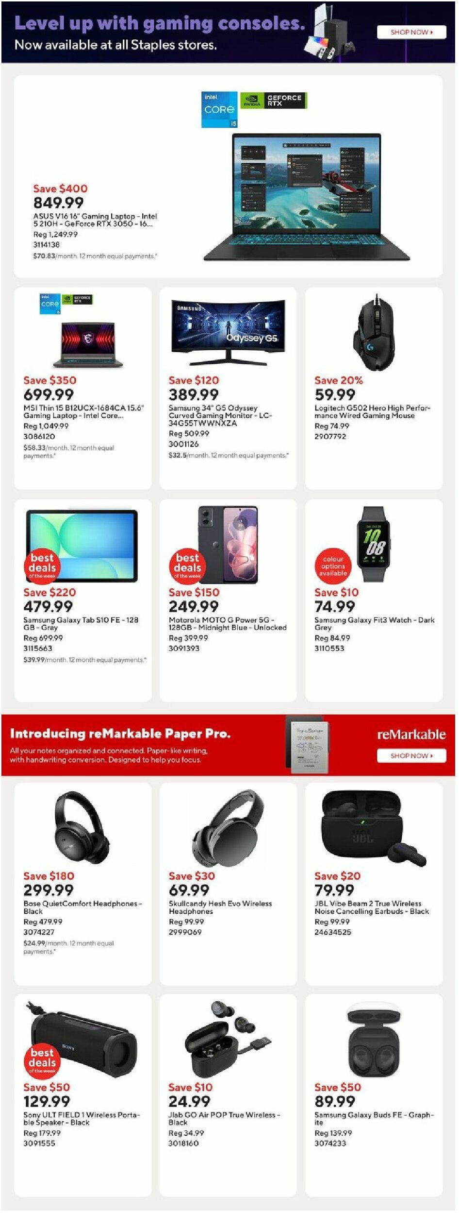 staples - Staples flyer valid from 08-08 - 08-14 - page: 7