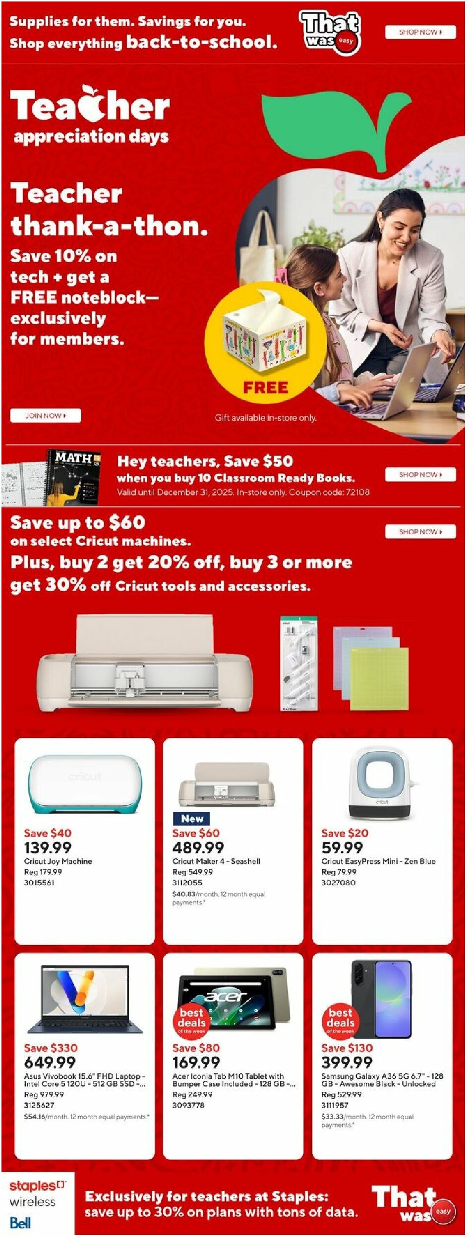 staples - Staples flyer valid from 08-08 - 08-14 - page: 4