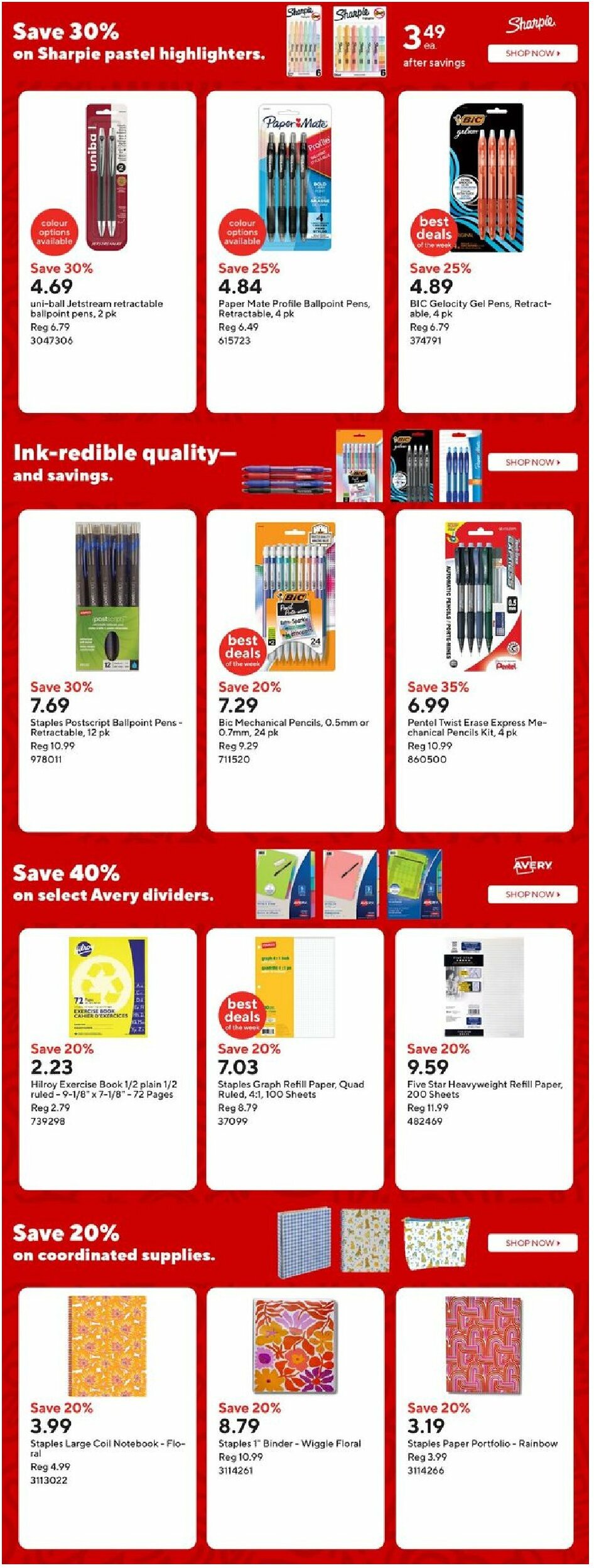 staples - Staples flyer valid from 08-08 - 08-14 - page: 12