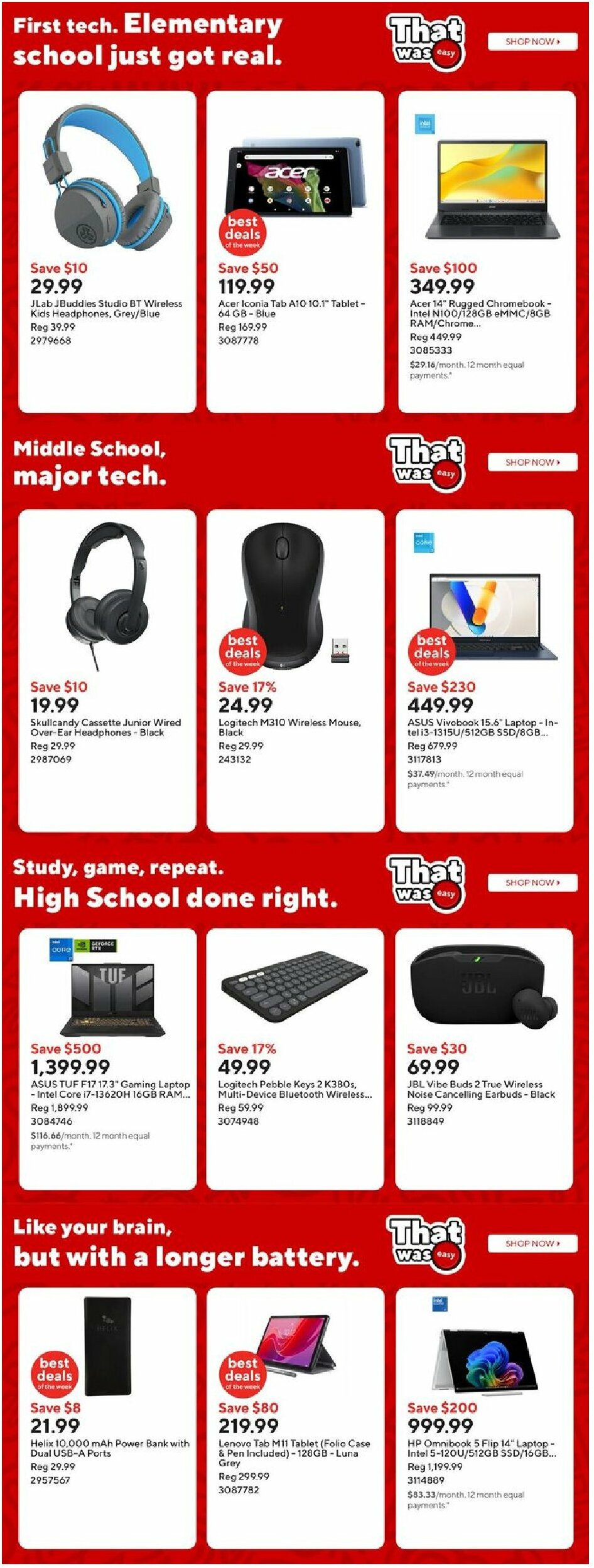 staples - Staples flyer valid from 08-08 - 08-14 - page: 3