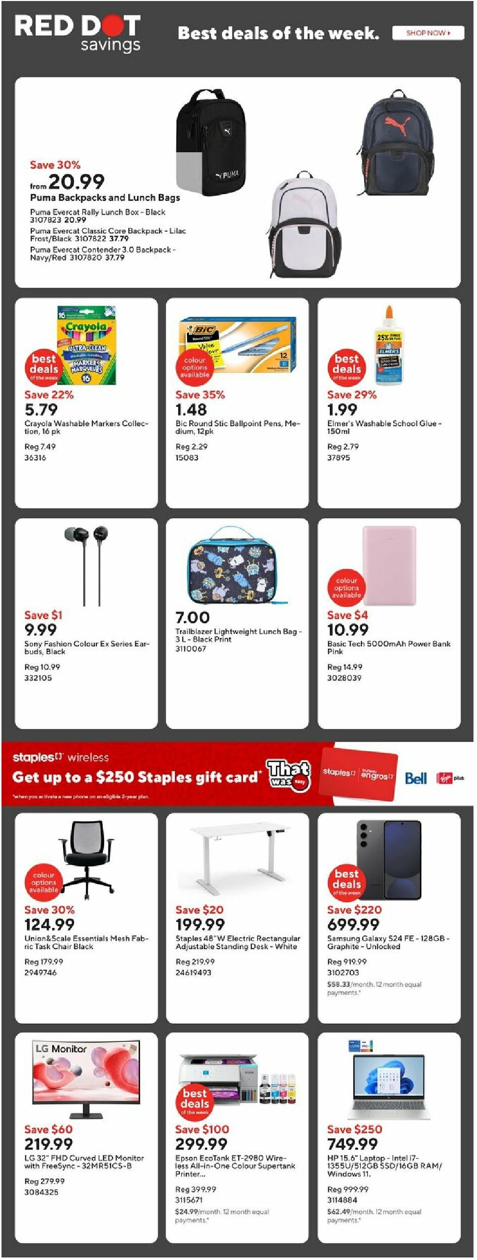 staples - Staples flyer valid from 08-08 - 08-14 - page: 2