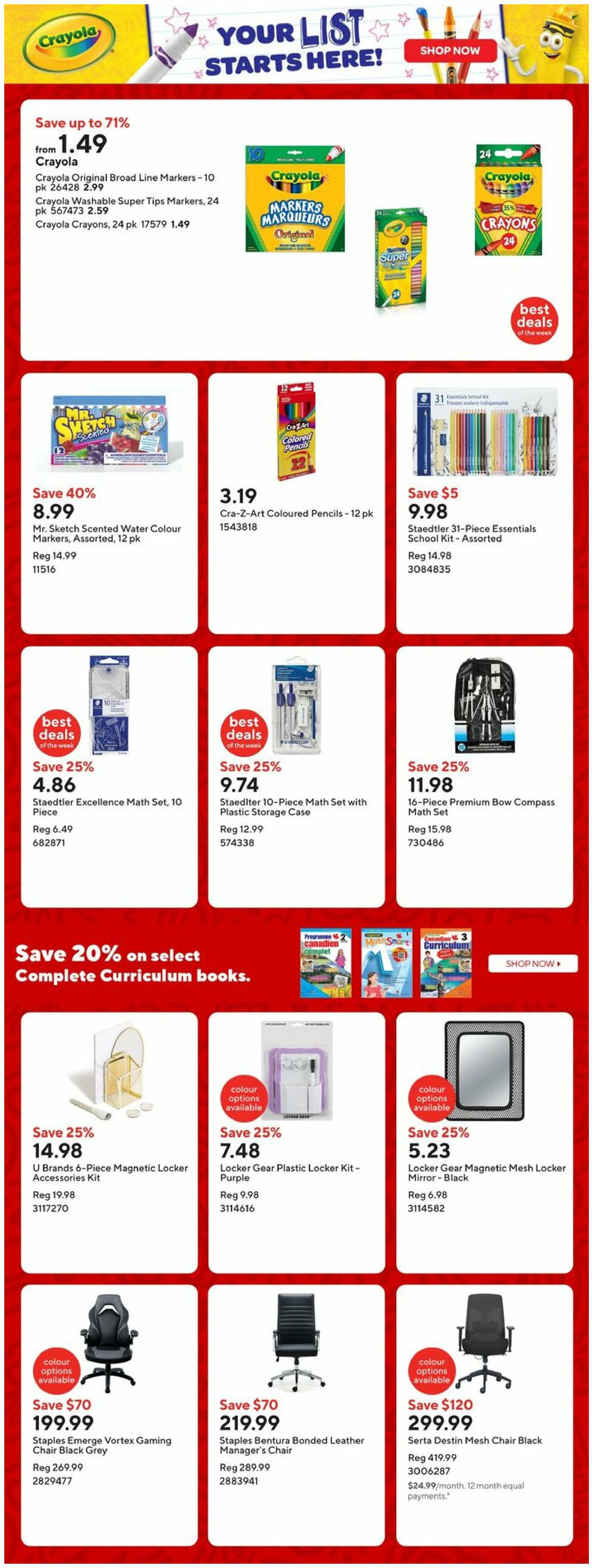 staples - Staples flyer valid from 08-15 - 08-21 - page: 16