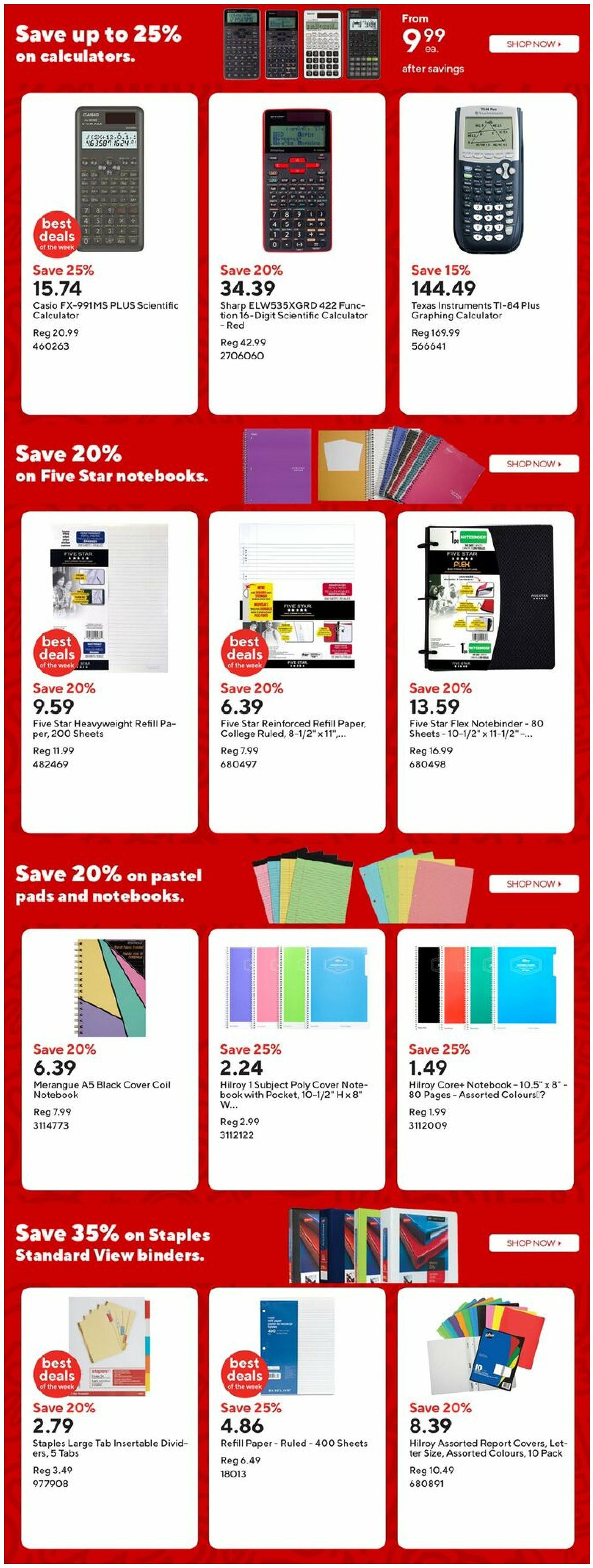 staples - Staples flyer valid from 08-15 - 08-21 - page: 13