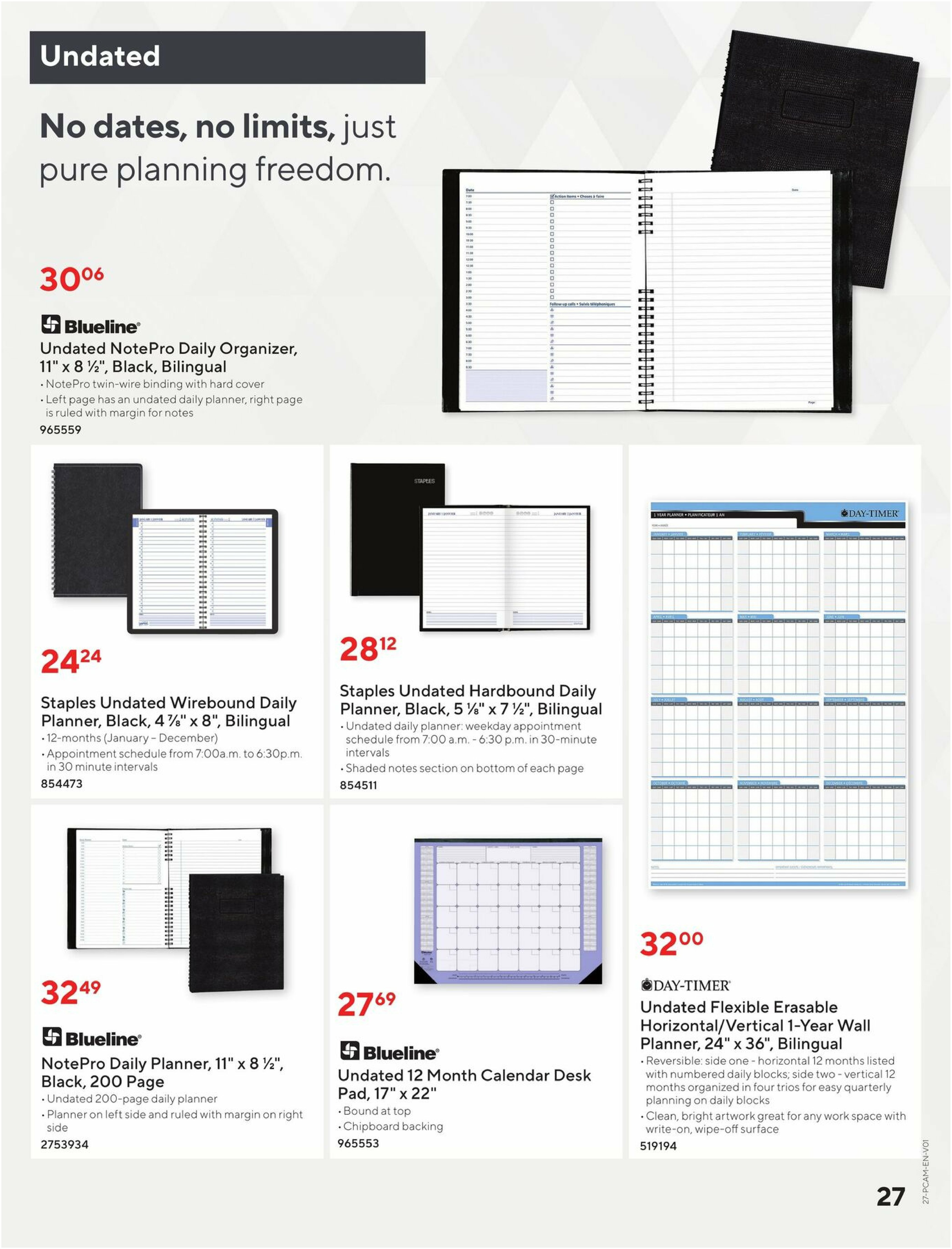 staples - Staples - Business flyer valid from 08-15 - 01-31 - page: 27