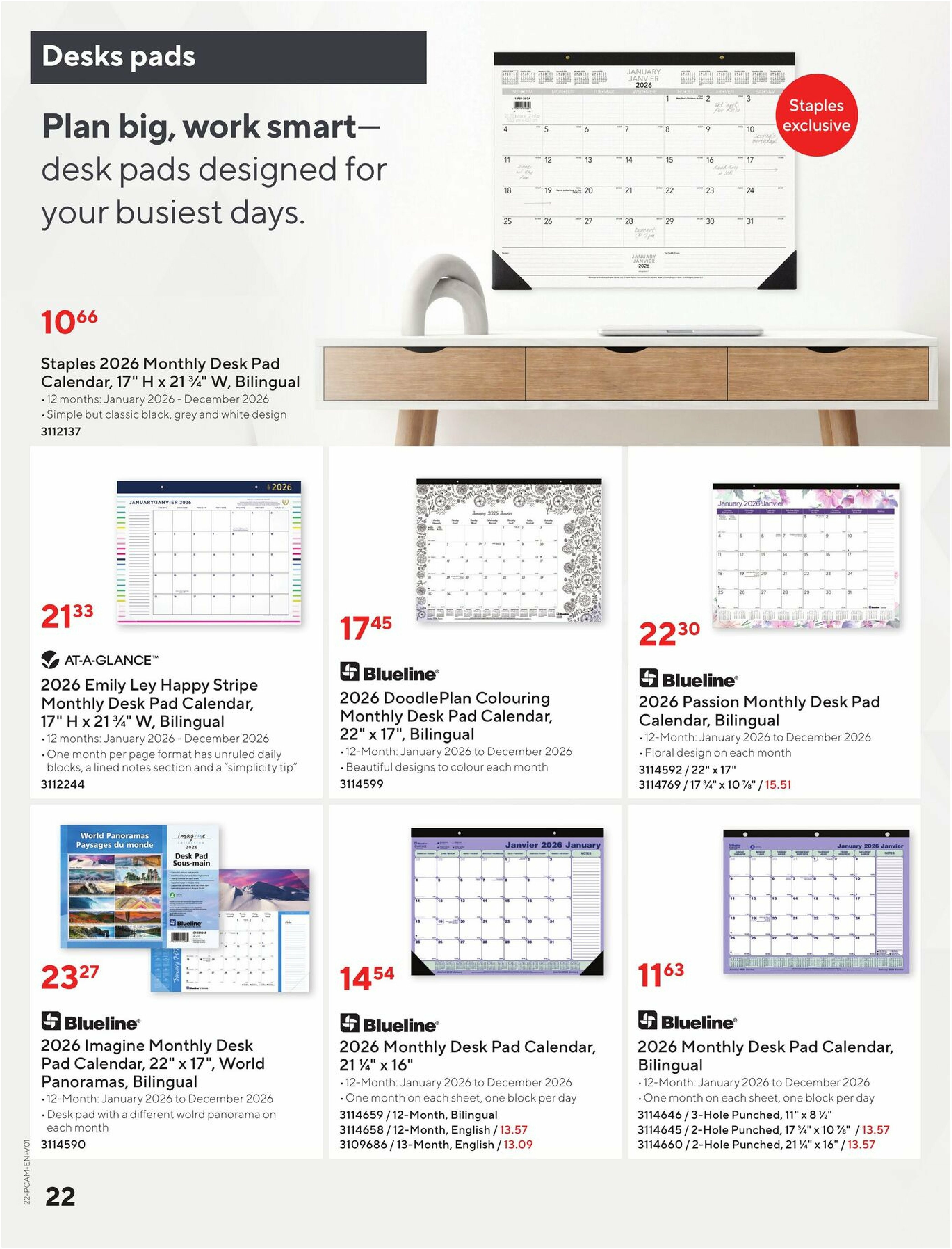staples - Staples - Business flyer valid from 08-15 - 01-31 - page: 22