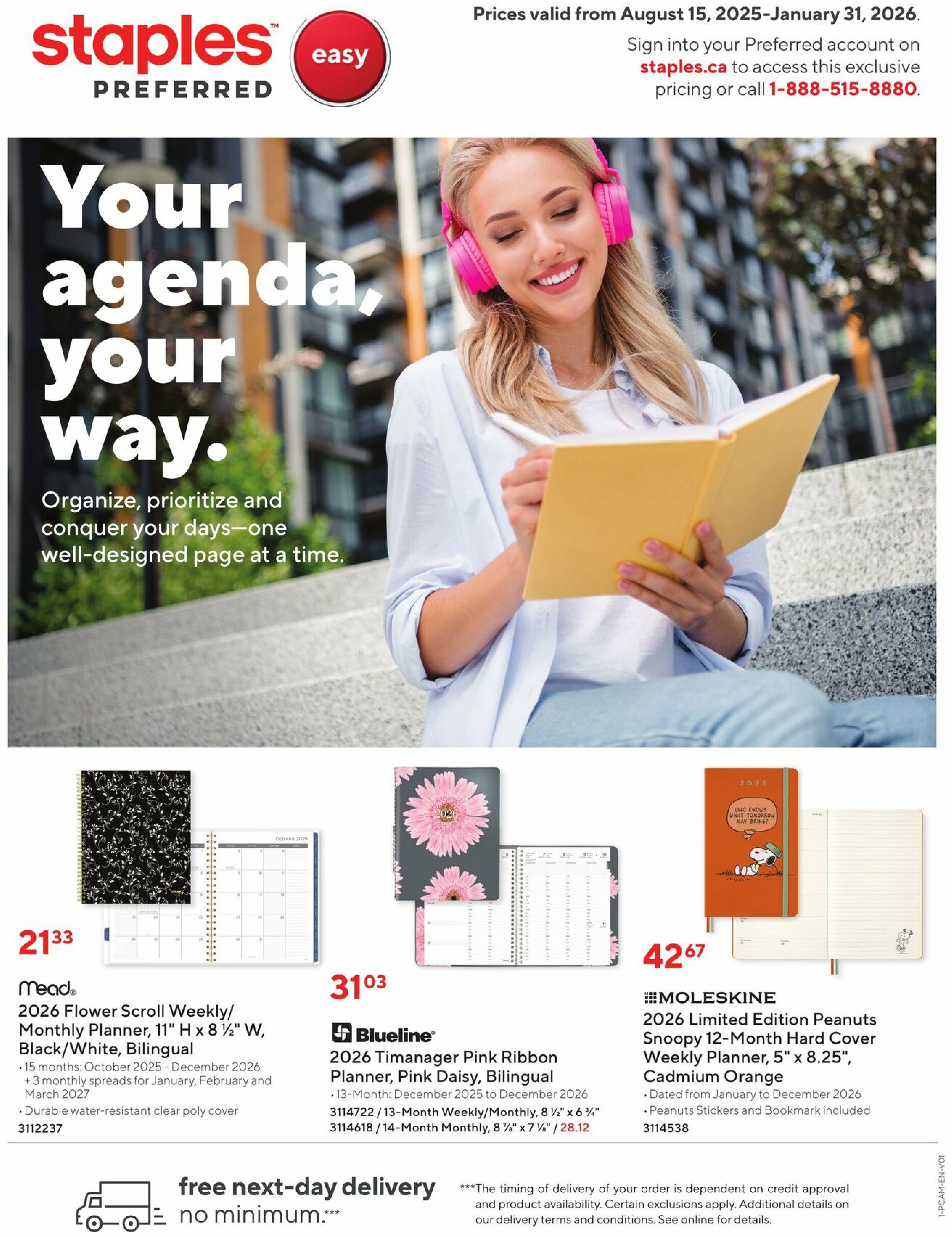 staples - Staples - Business flyer valid from 08-15 - 01-31 - page: 1