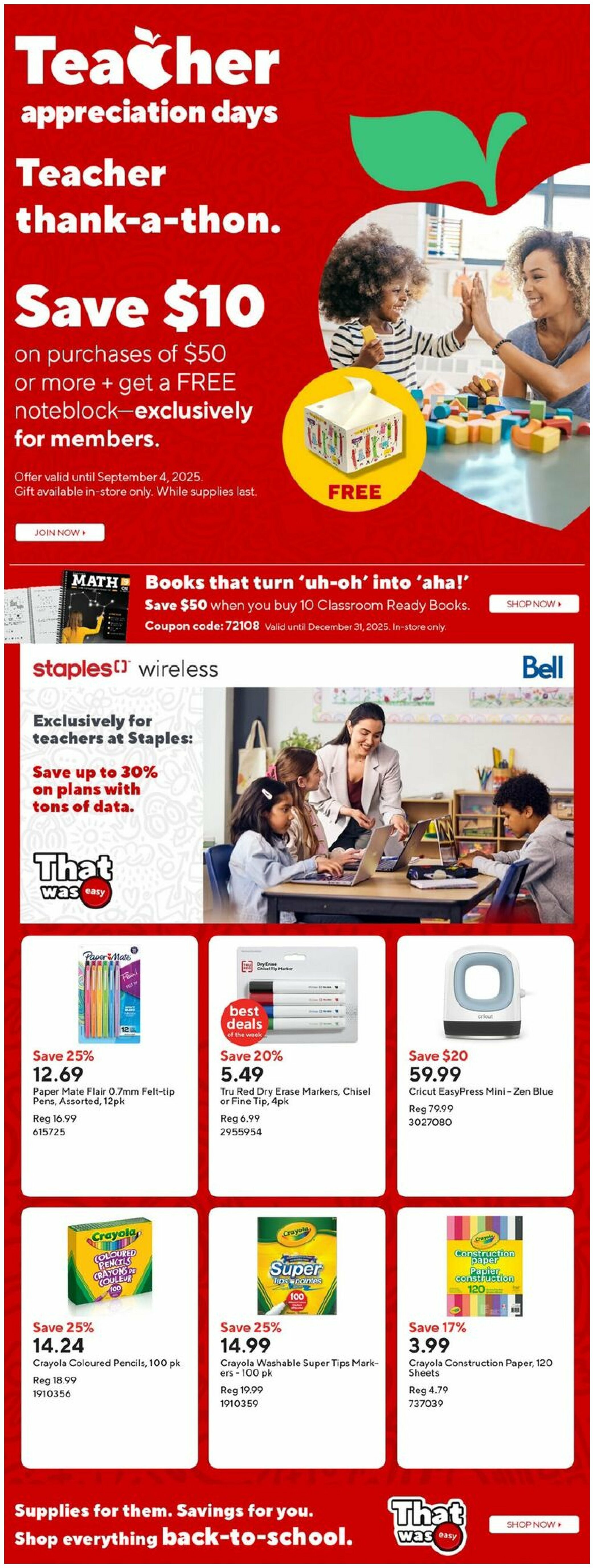 staples - Staples flyer valid from 08-22 - 08-28 - page: 8