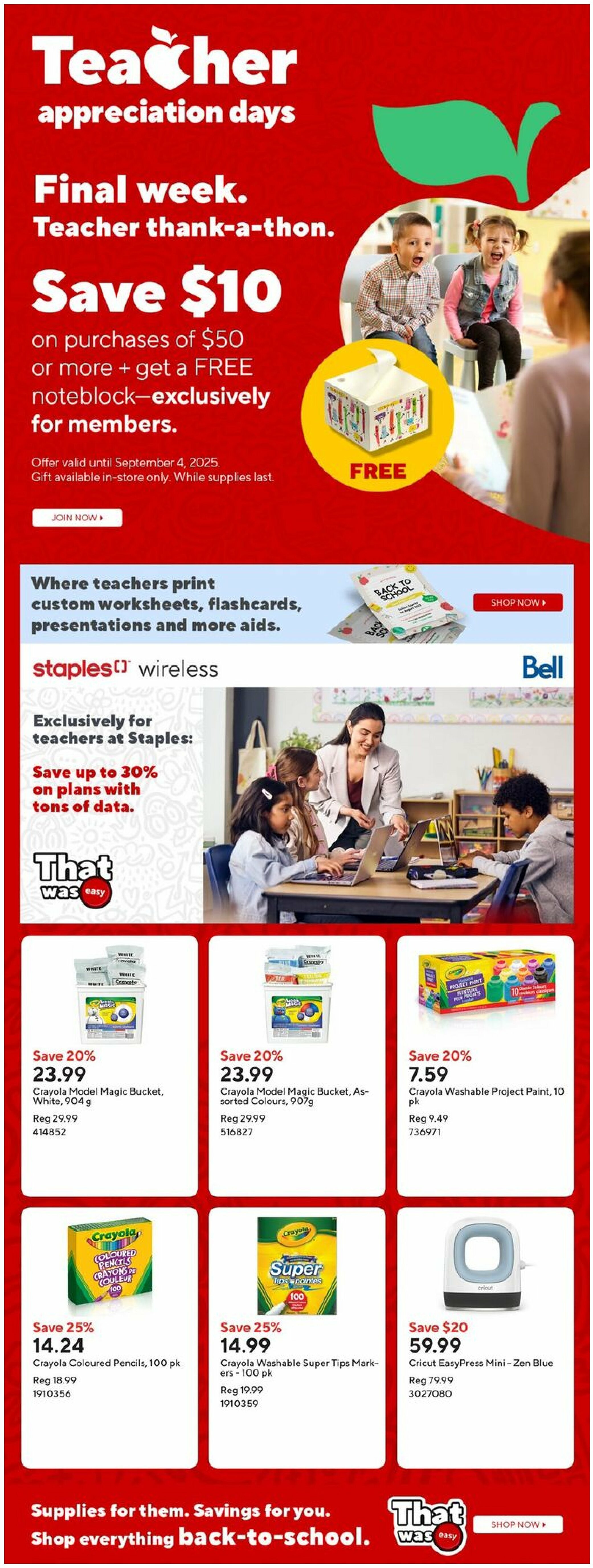 staples - Staples flyer valid from 08-29 - 09-04 - page: 7