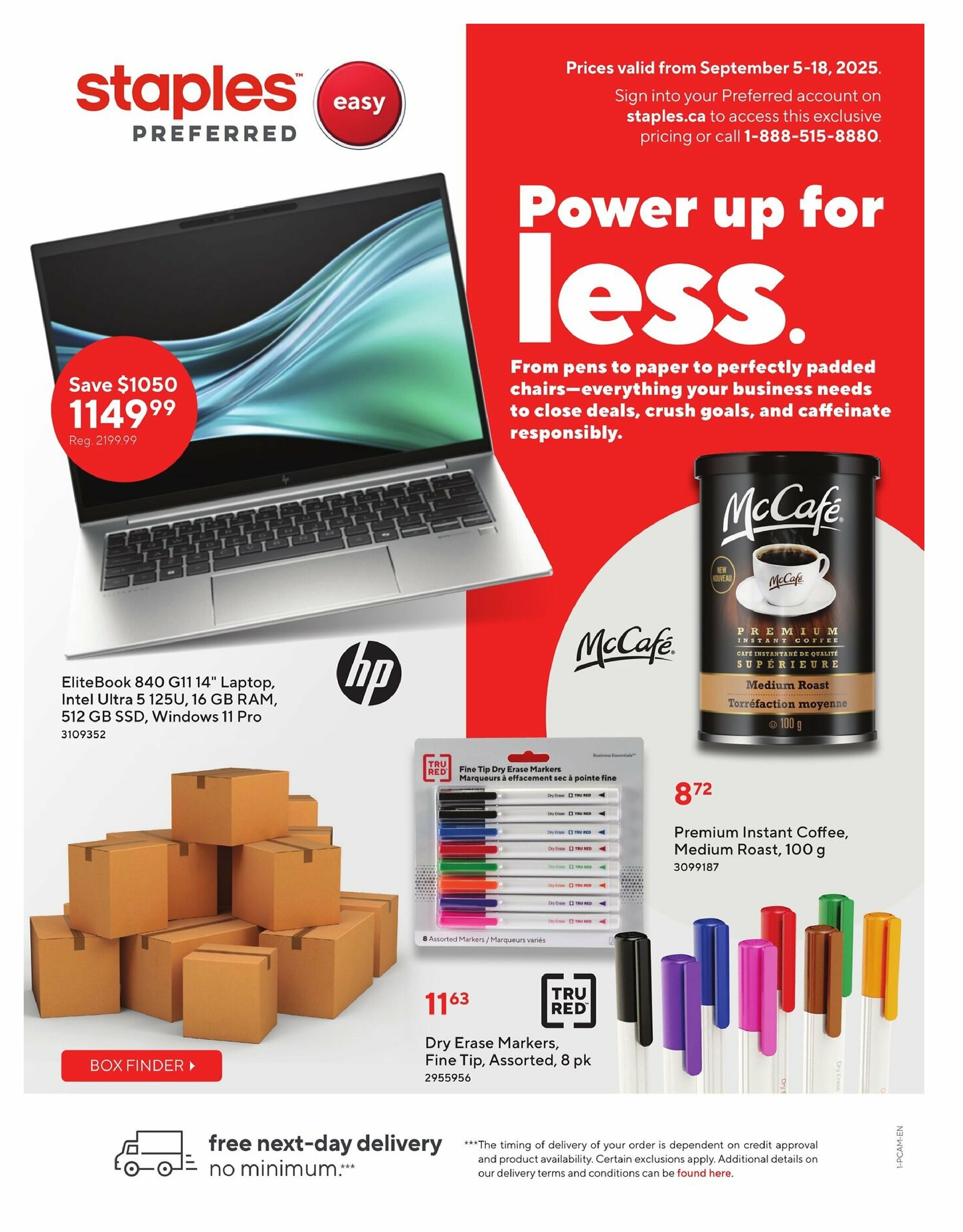 staples - Staples - Business Flyer flyer valid from 09-05 - 09-18