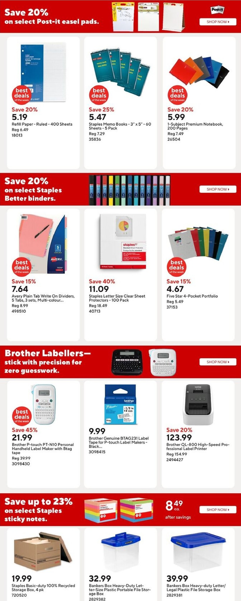staples - Staples flyer valid from 09-12 - 09-18 - page: 10
