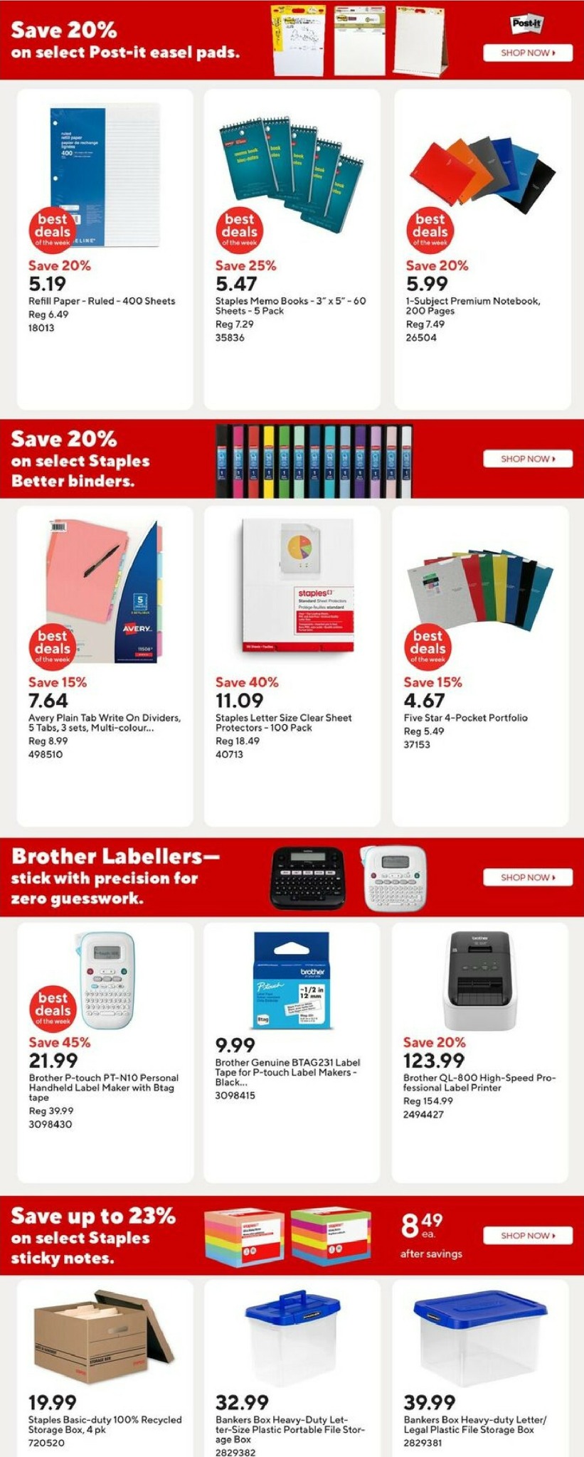 staples - Staples flyer valid from 09-19 - 09-25 - page: 11