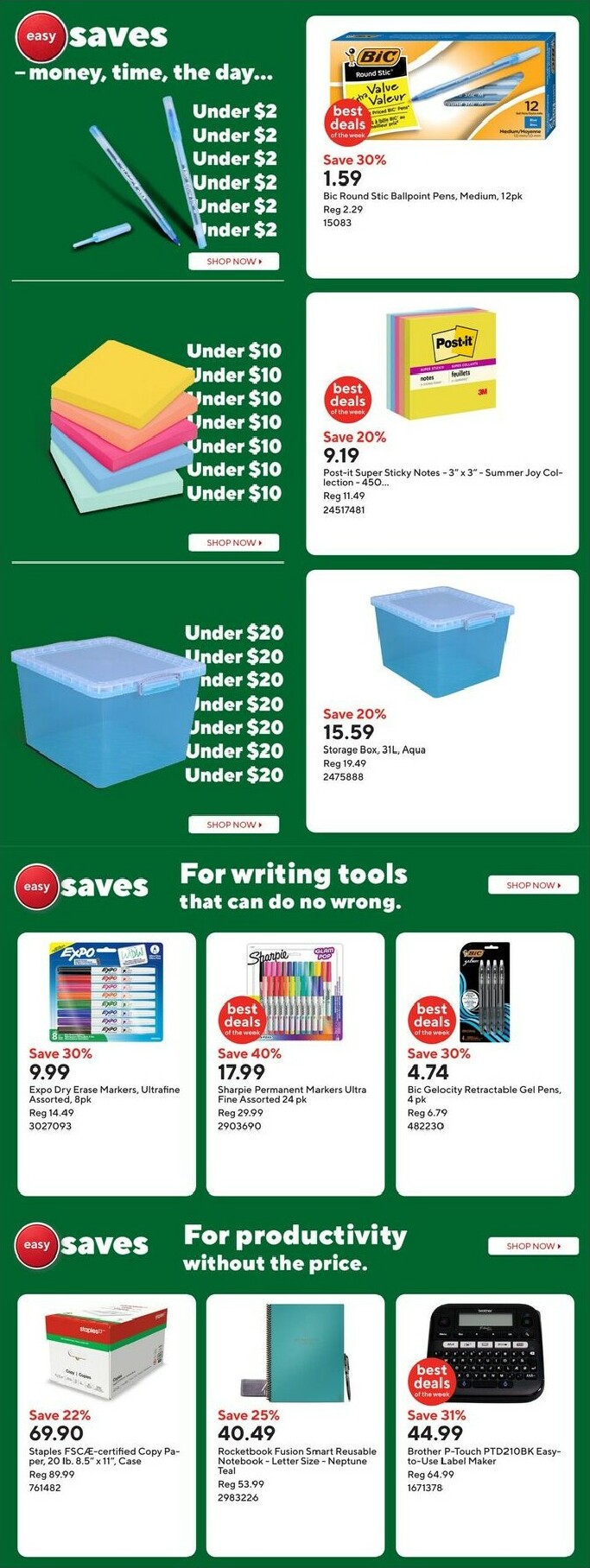 staples - Staples flyer valid from 09-26 - 10-02 - page: 3