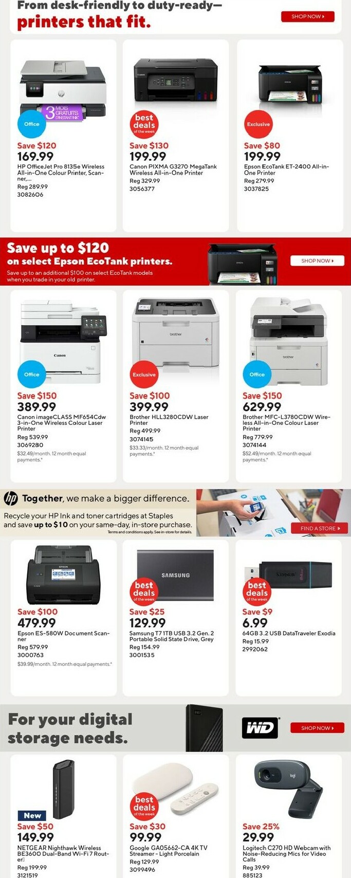 staples - Staples flyer valid from 10-03 - 10-09 - page: 11