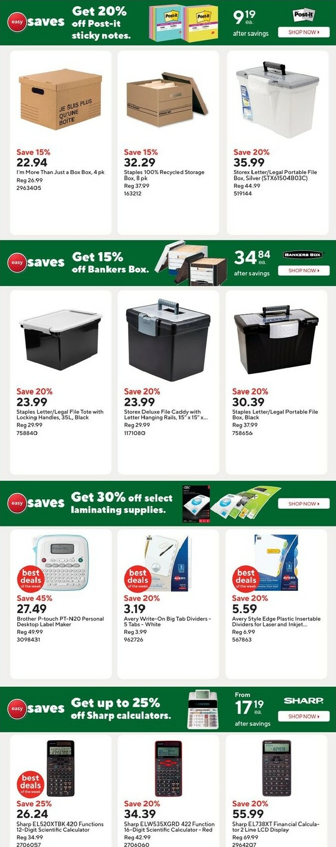 staples - Staples flyer valid from 10-03 - 10-09 - page: 13