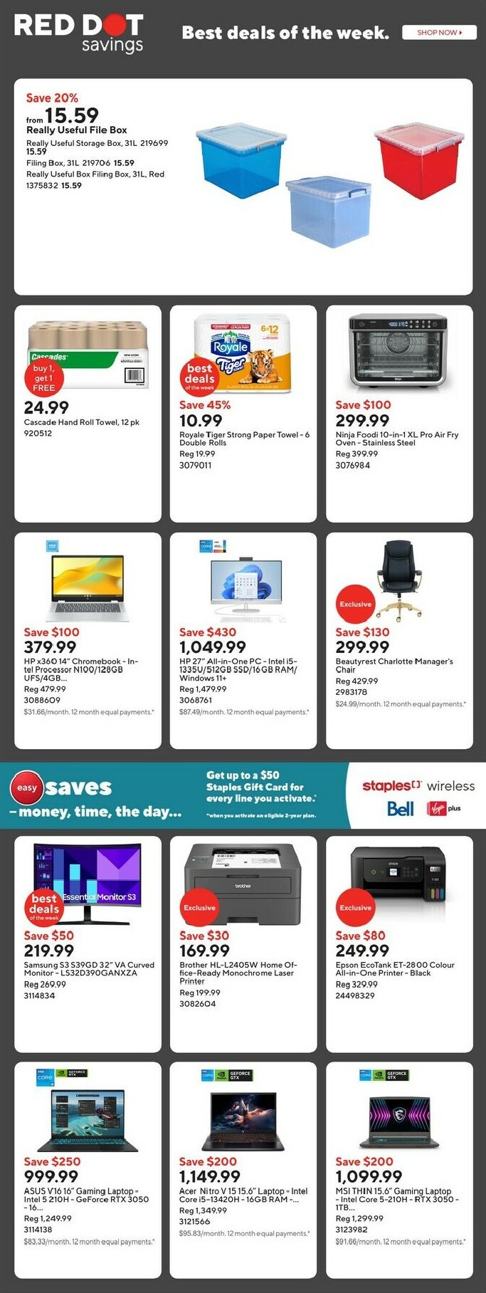 staples - Staples Flyer Valid From 10-17 to 10-23 - page: 2