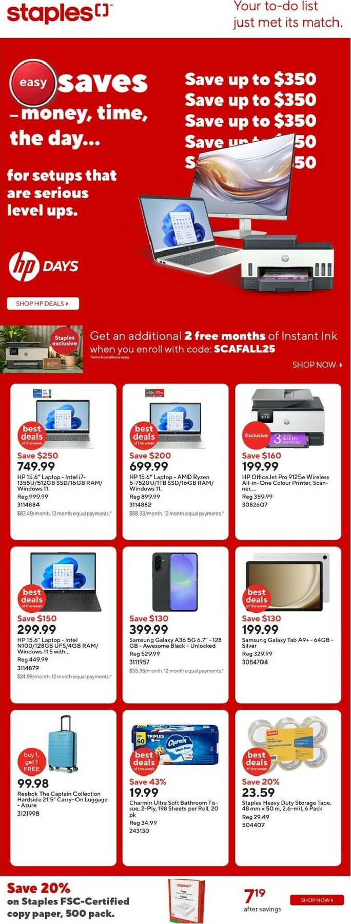 staples - Staples Flyer Valid From 10-17 to 10-23