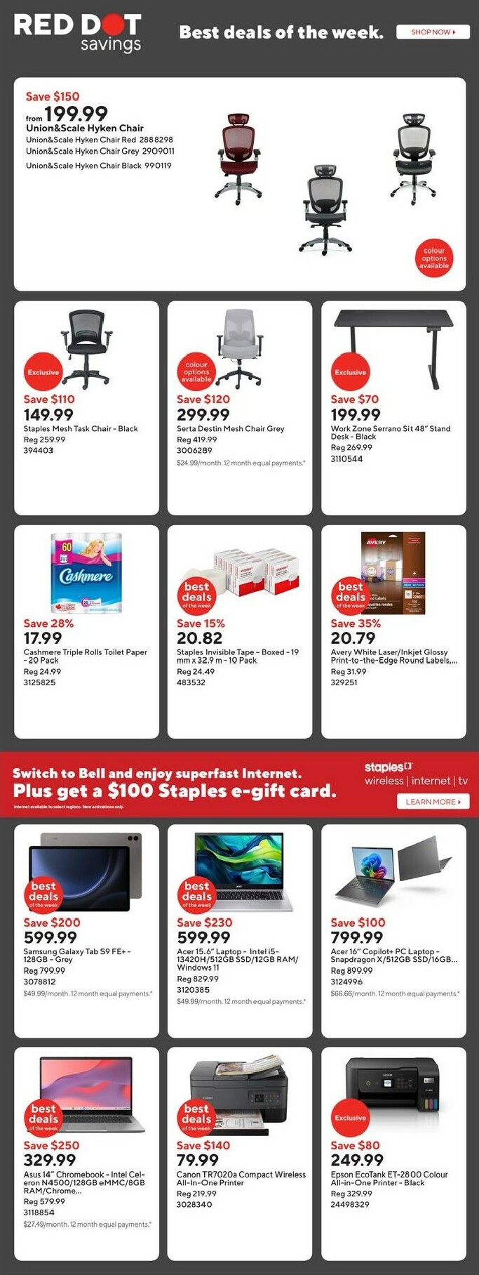 staples - Staples Flyer Valid From 10-24 to 10-30 - page: 2