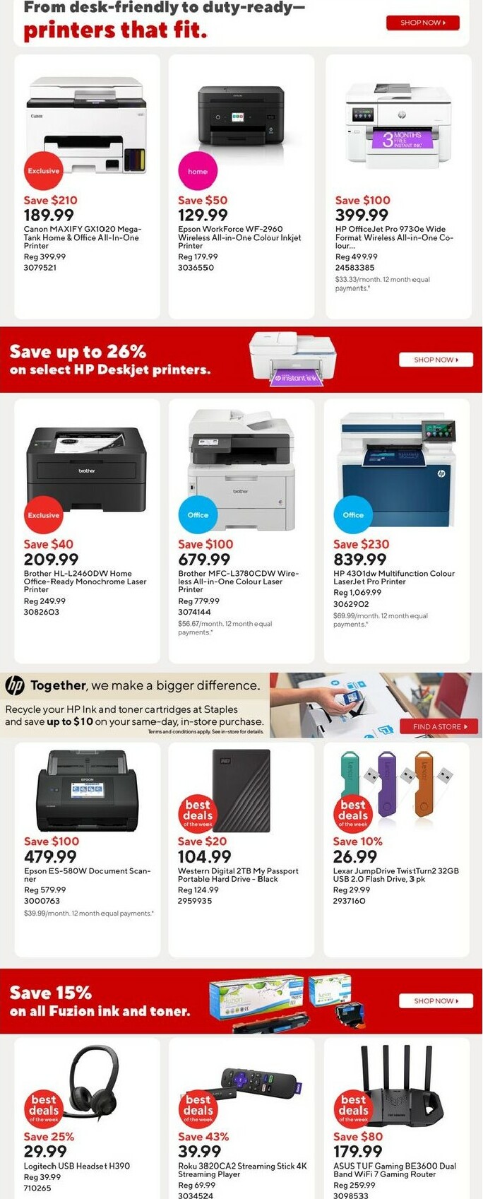 staples - Staples Flyer Valid From 10-24 to 10-30 - page: 9