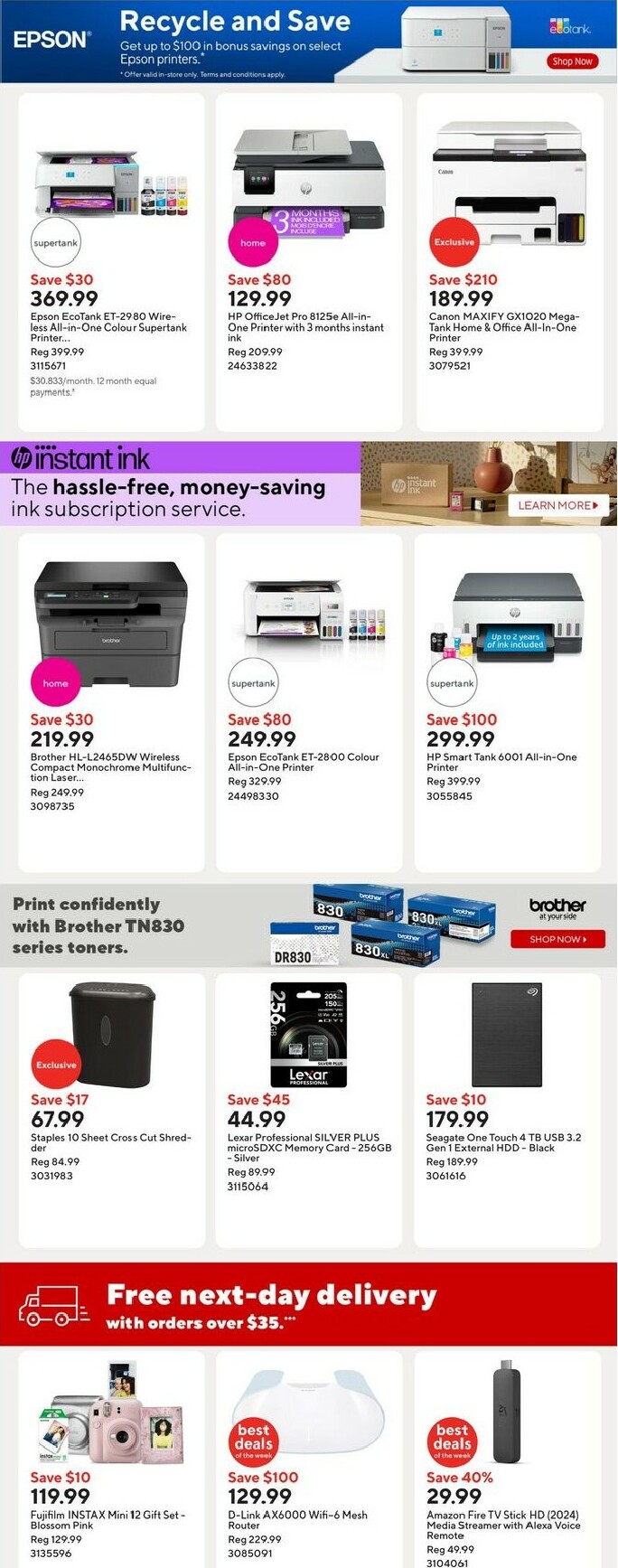 staples - Staples Flyer Valid From 10-31 to 11-06 - page: 9