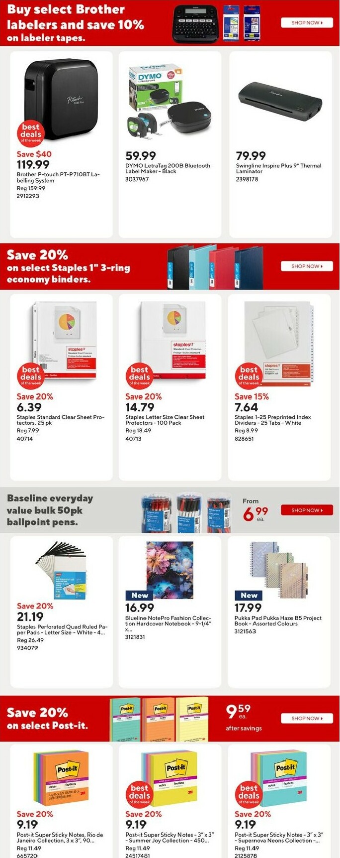 staples - Staples Flyer Valid From 10-31 to 11-06 - page: 11