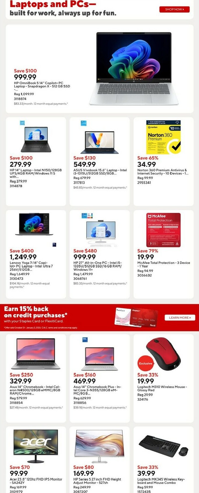 staples - Staples Flyer Valid From 10-31 to 11-06 - page: 5