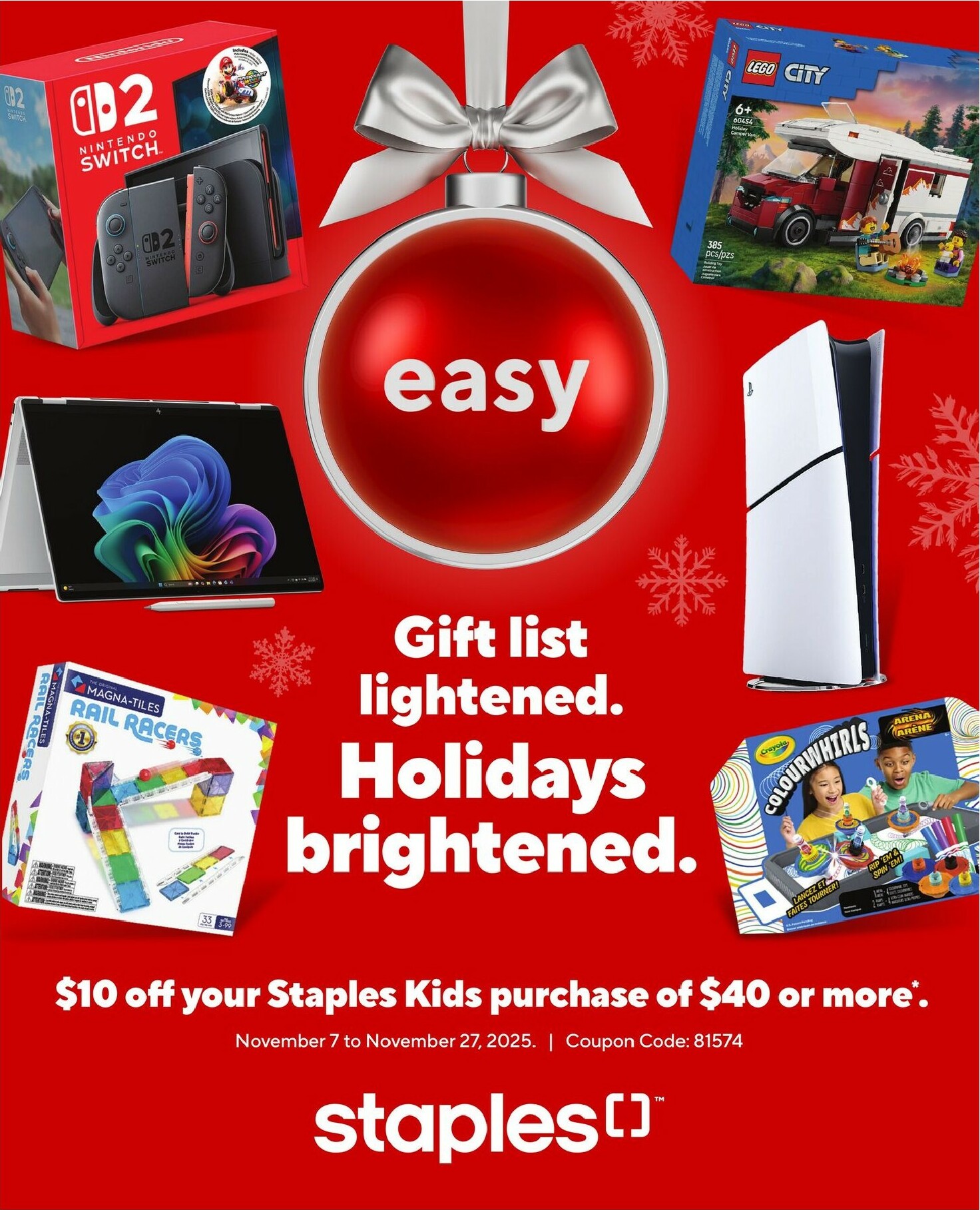staples - Staples - Guides Flyer Valid From 11-07 to 01-03