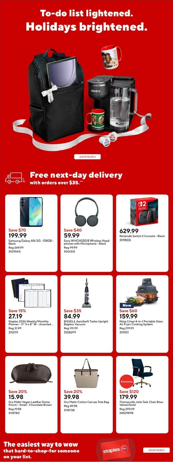 staples - Staples Flyer Valid From 11-07 to 11-13 - page: 4