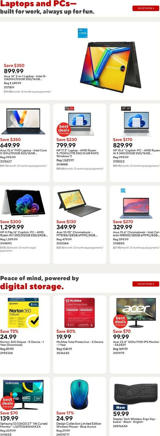 staples - Staples Flyer Valid From 11-07 to 11-13 - page: 5