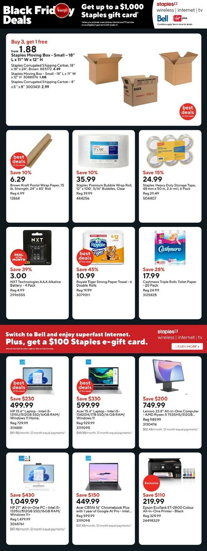 staples - Staples Flyer Valid From 11-14 to 11-20 - page: 3