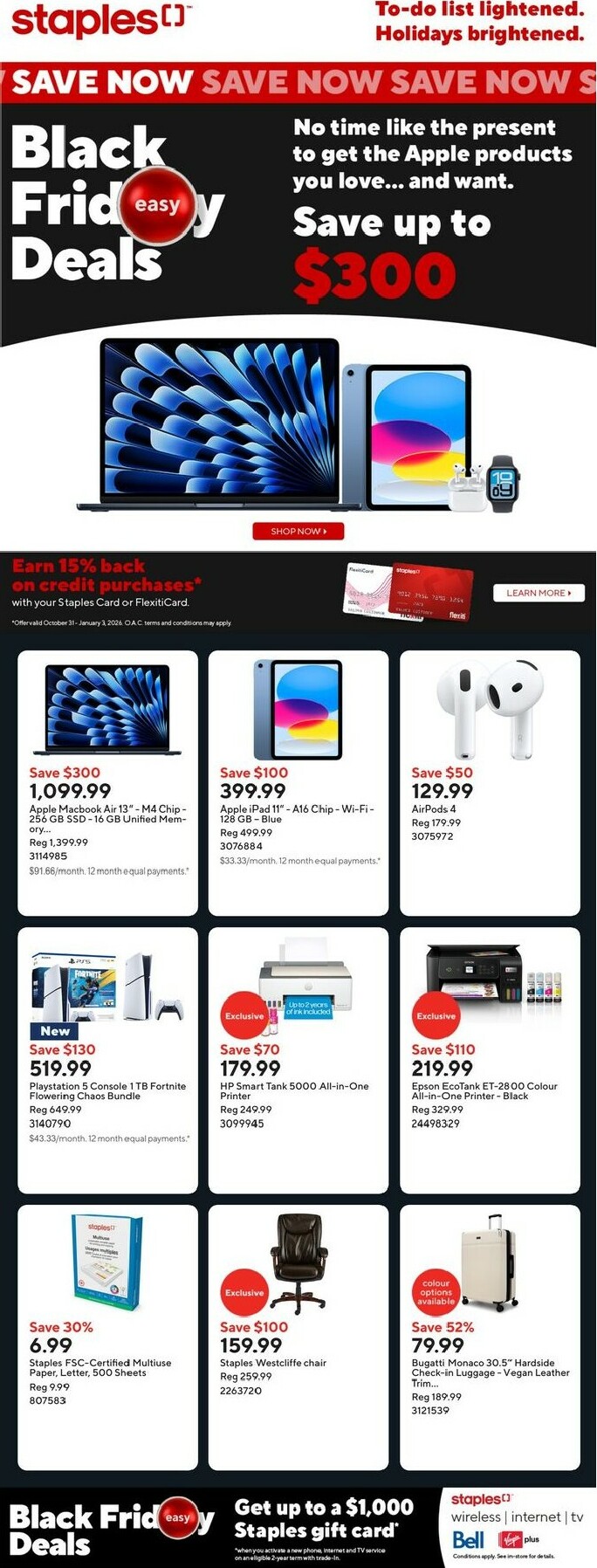 staples - Staples Flyer Valid From 11-21 to 11-27